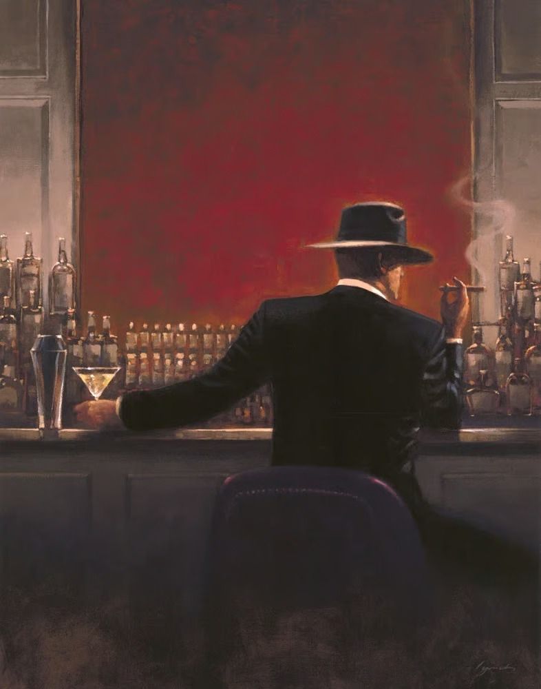 Cigar Bar-18"x14" thumbnail 2