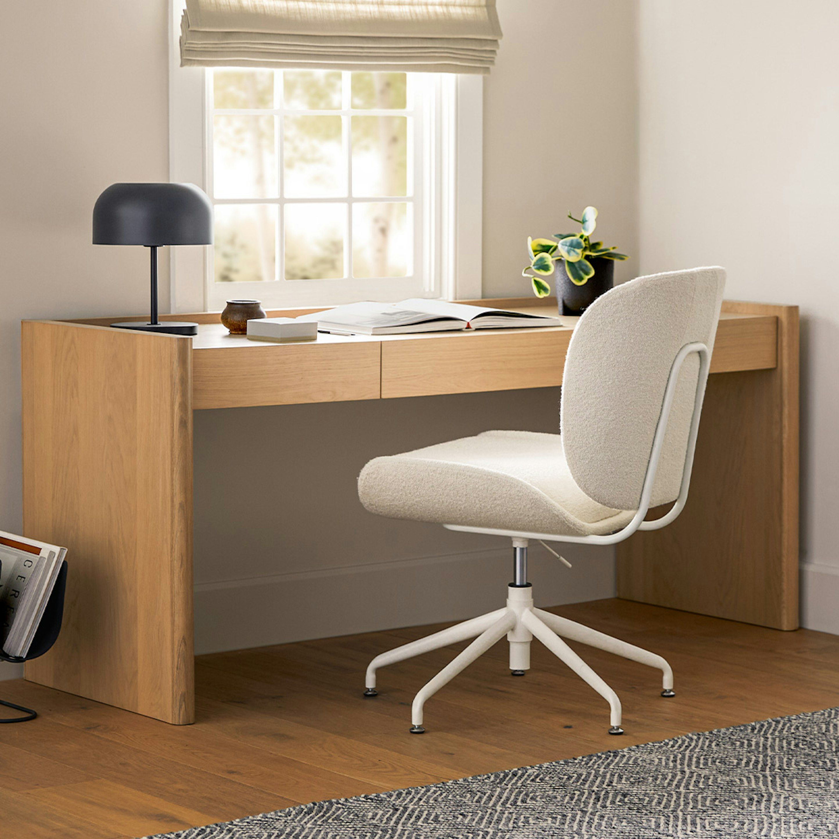 Torme 70 Desk White Oak thumbnail 2