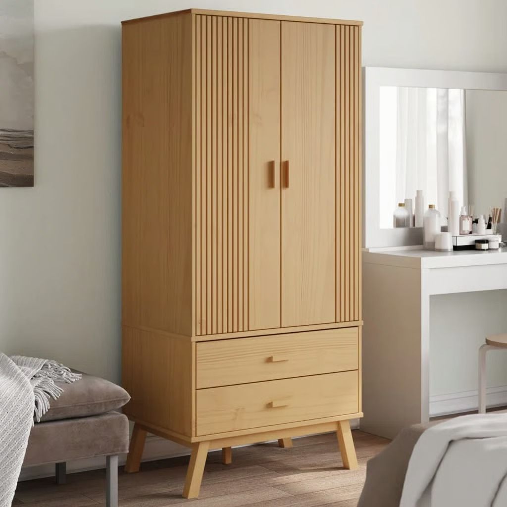 Pine Wood Armoire thumbnail 2