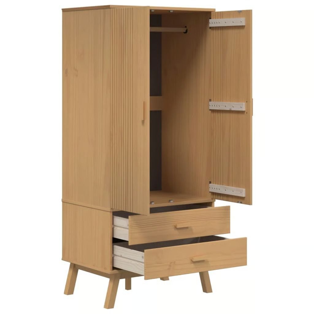 Pine Wood Armoire thumbnail 5