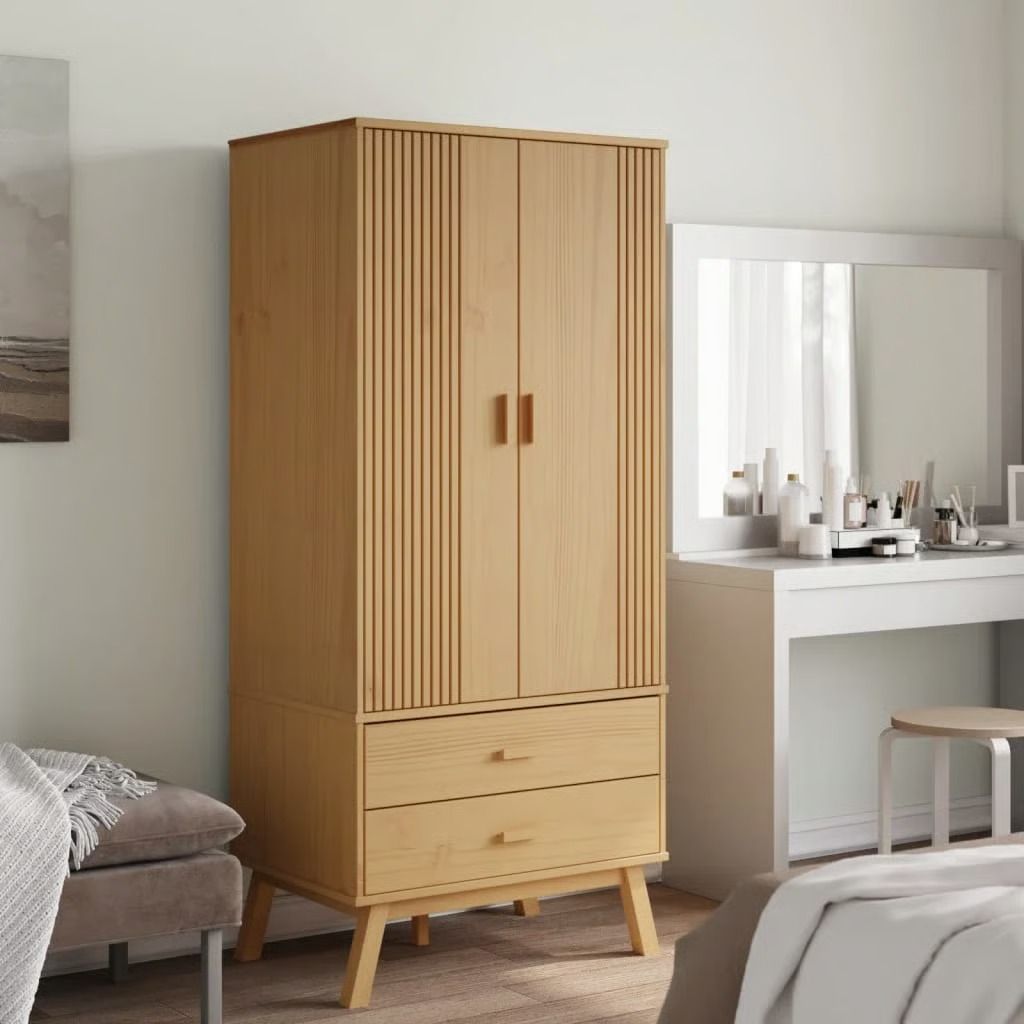 Pine Wood Armoire thumbnail 9