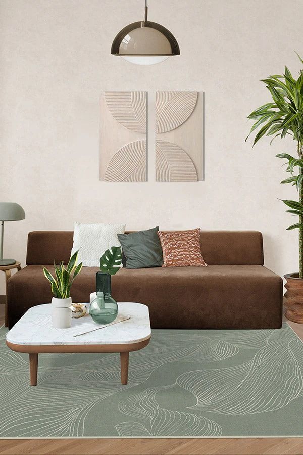 Sana Sage Green Flatwoven Rug 8'x10' thumbnail 2