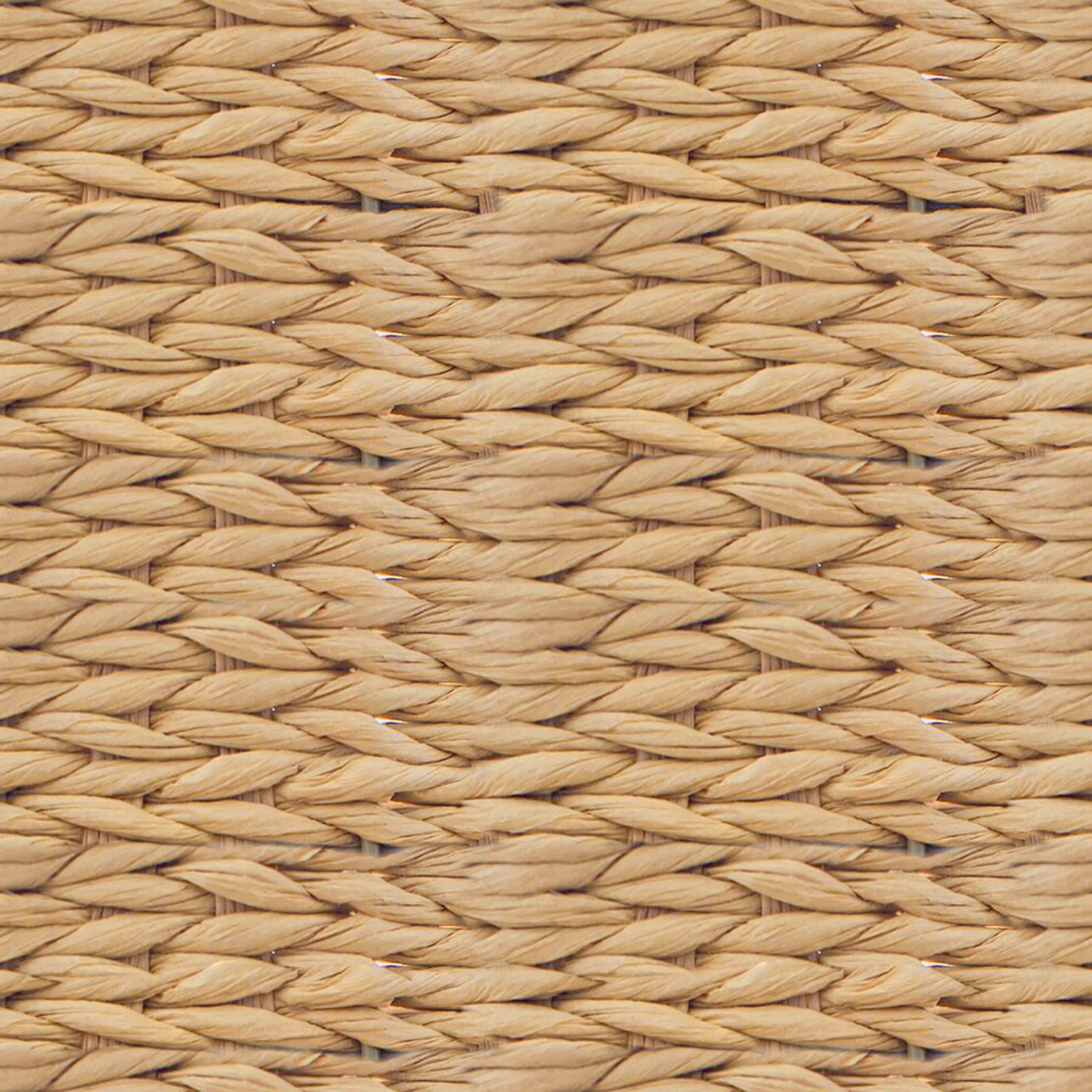 Casafield Laundry Hamper with Lid 1-Section Square Water Hyacinth Laundry Basket thumbnail 6