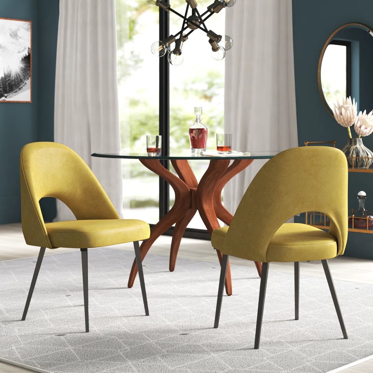 Etna Upholstered Side Chair thumbnail 2