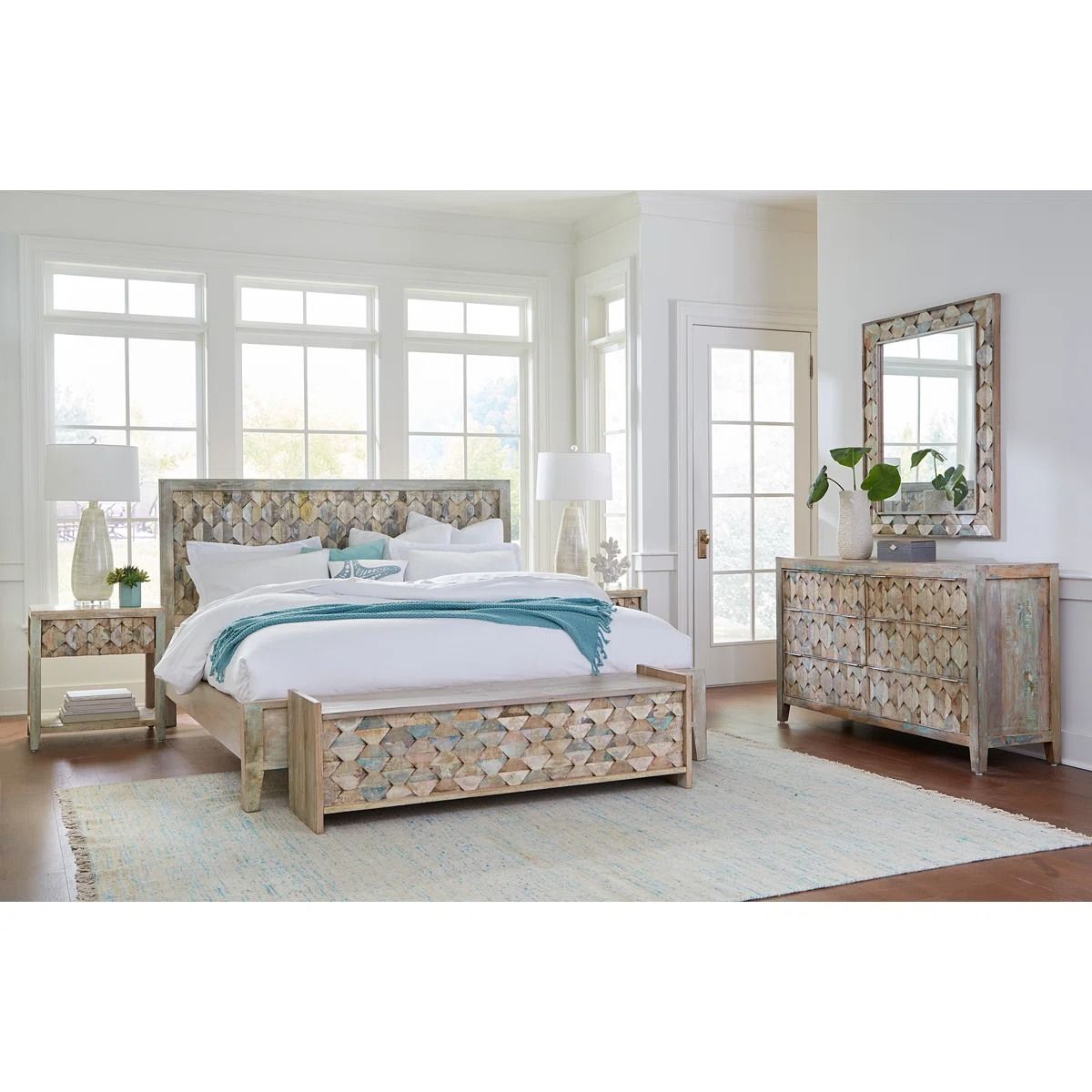 Beahn Solid Wood Platform Bed thumbnail 2