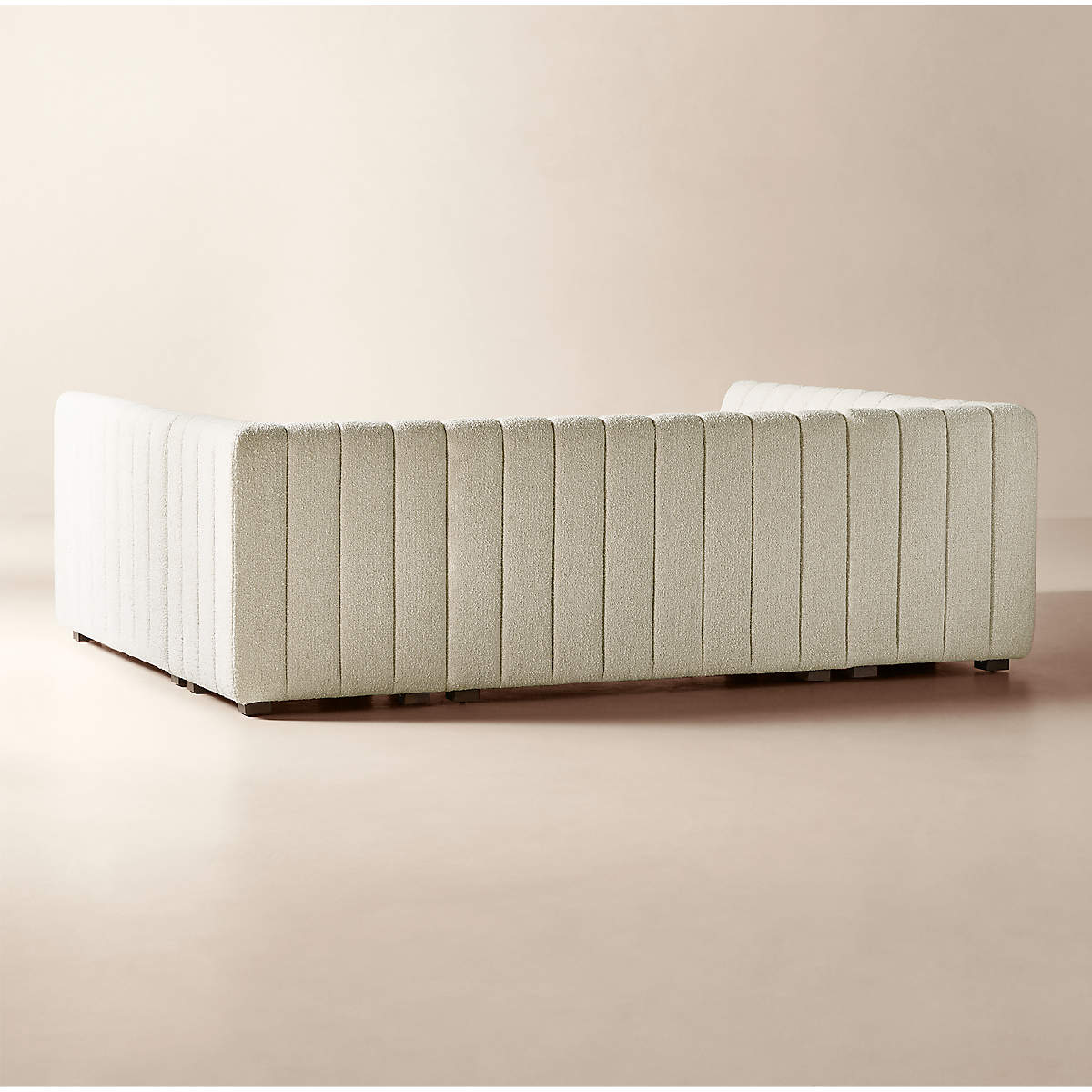 Duncan White Performance Fabric U Shaped Dining Banquette thumbnail 3