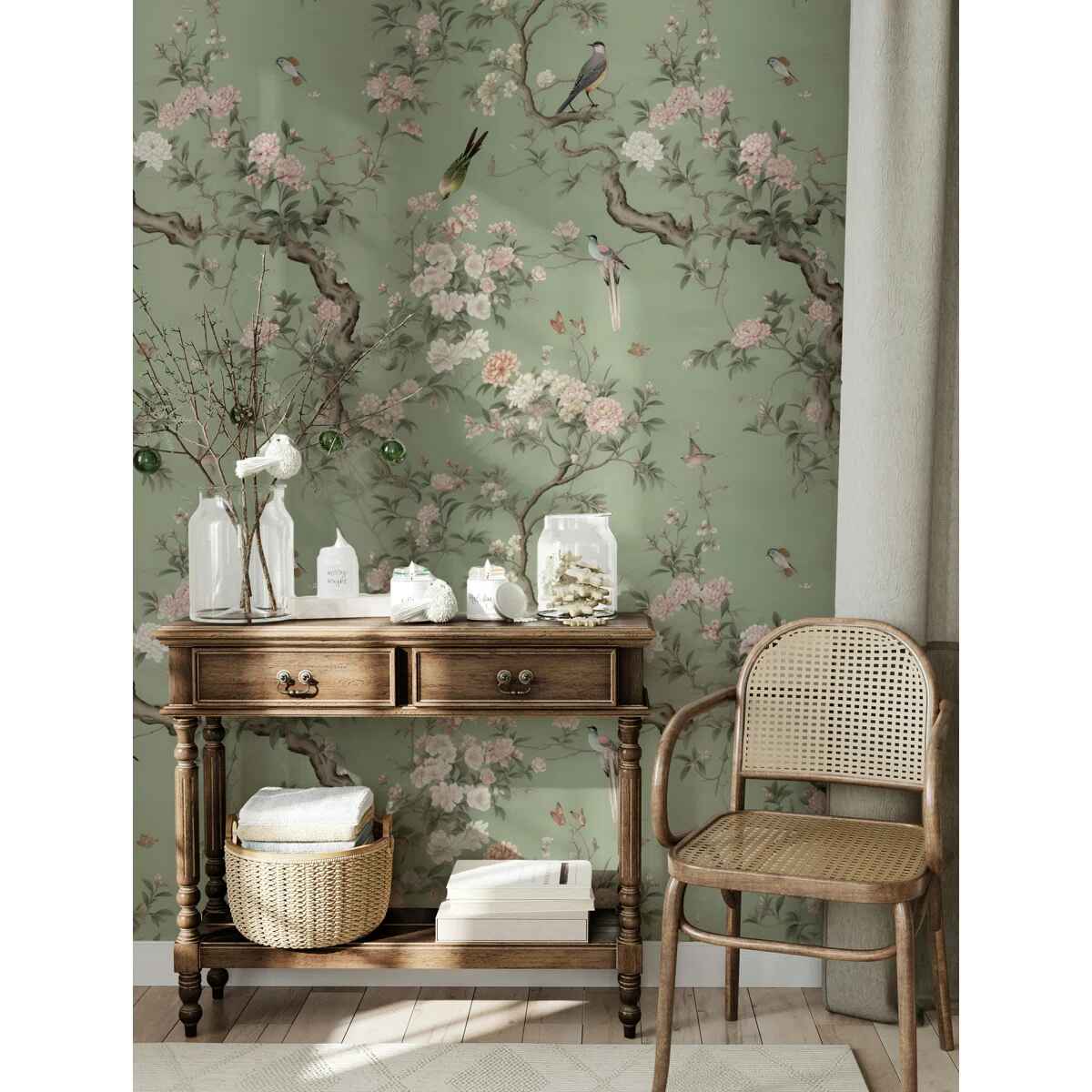 Taelen Floral Wall Mural thumbnail 3