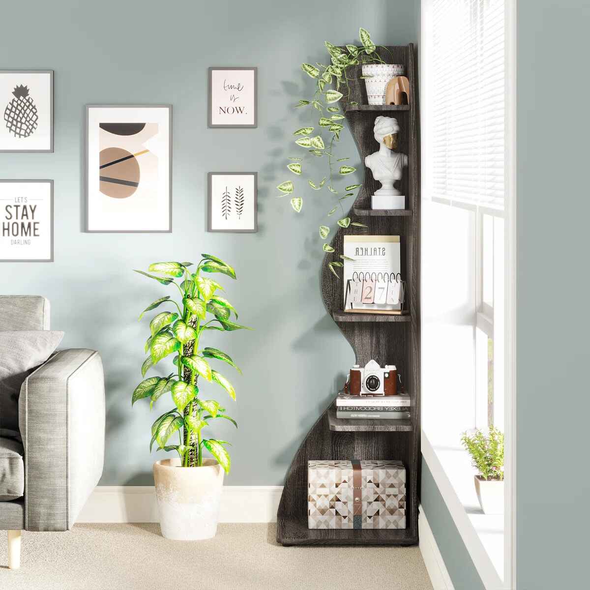 Arhab Corner Bookcase thumbnail 3