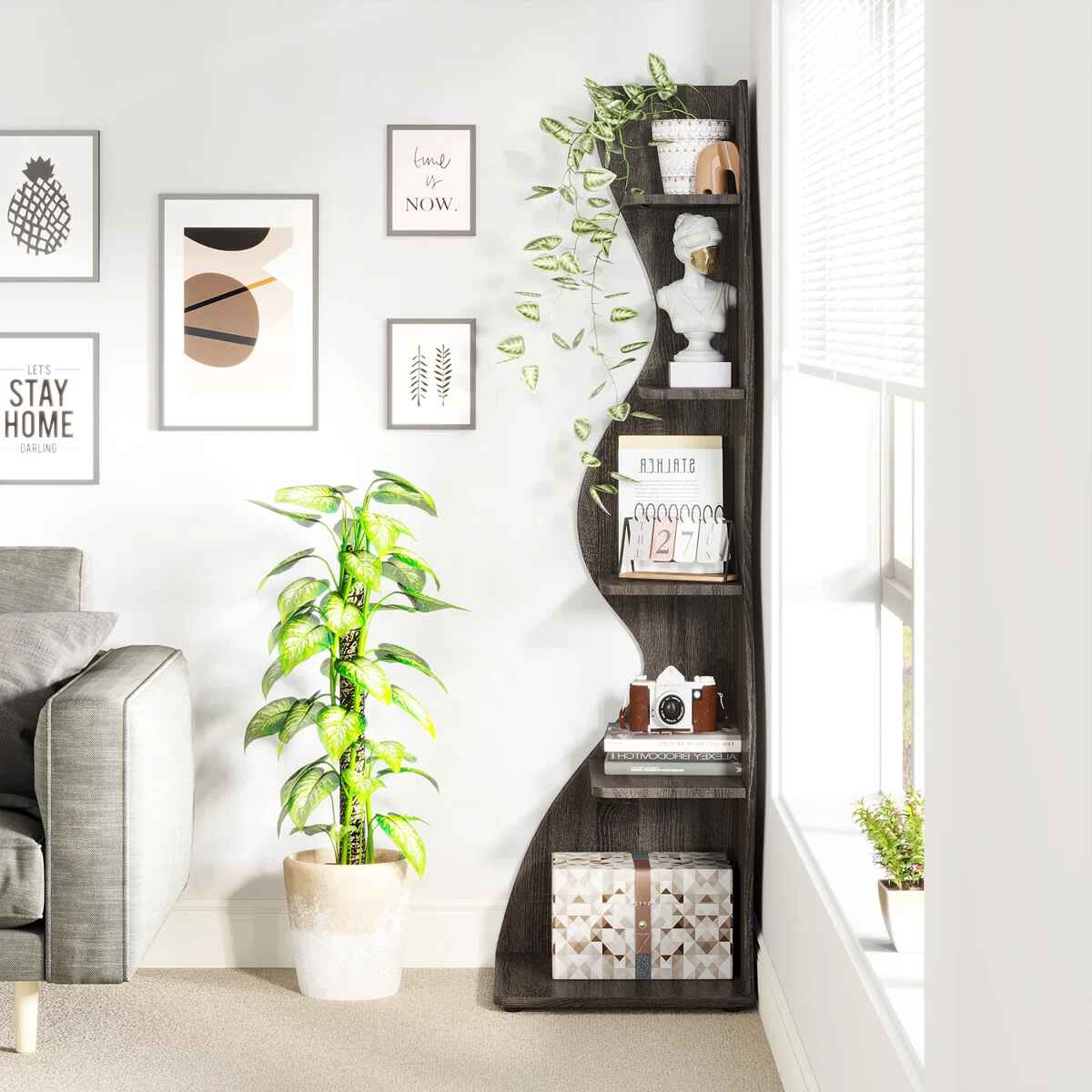 Arhab Corner Bookcase thumbnail 4