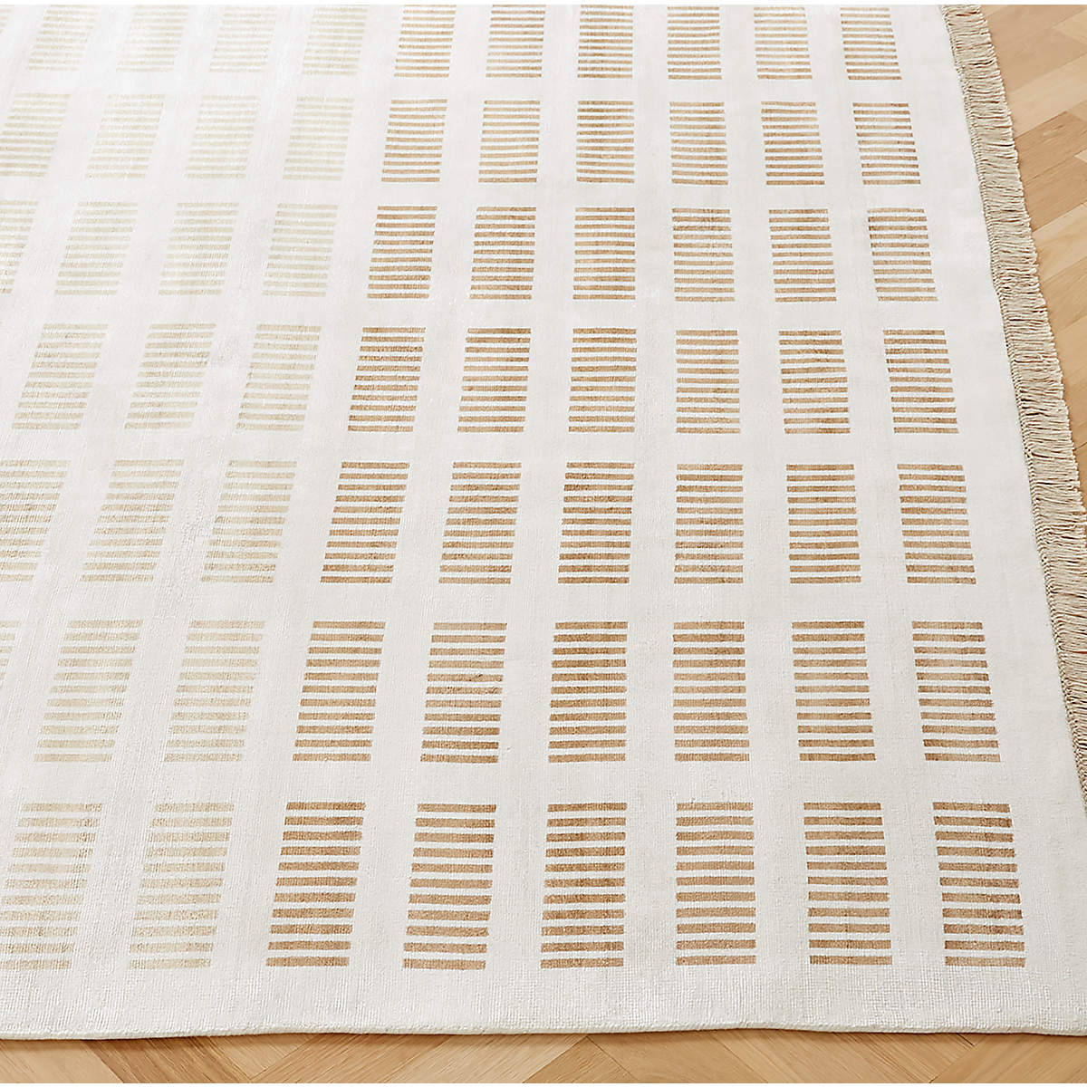 Alize Handloomed Ivory Viscose Area Rug-9' x 12' thumbnail 4