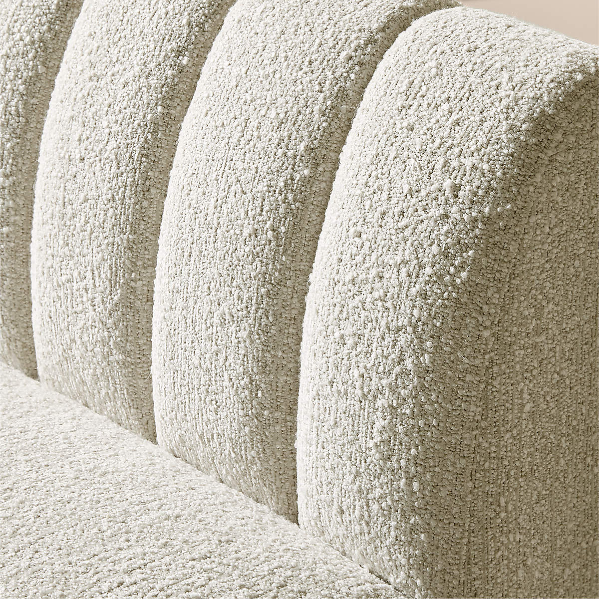 Duncan White Performance Fabric Double L-Shaped Loveseat Dining Banquette thumbnail 5