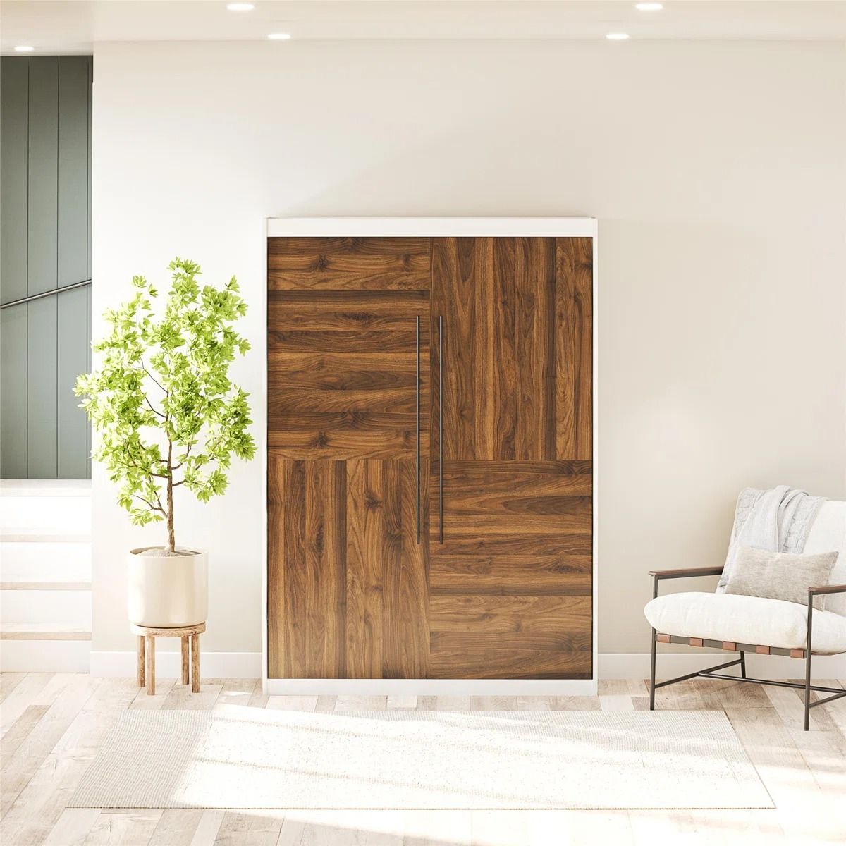 Tapaktuan Murphy Bed with Decorative Door Front thumbnail 2