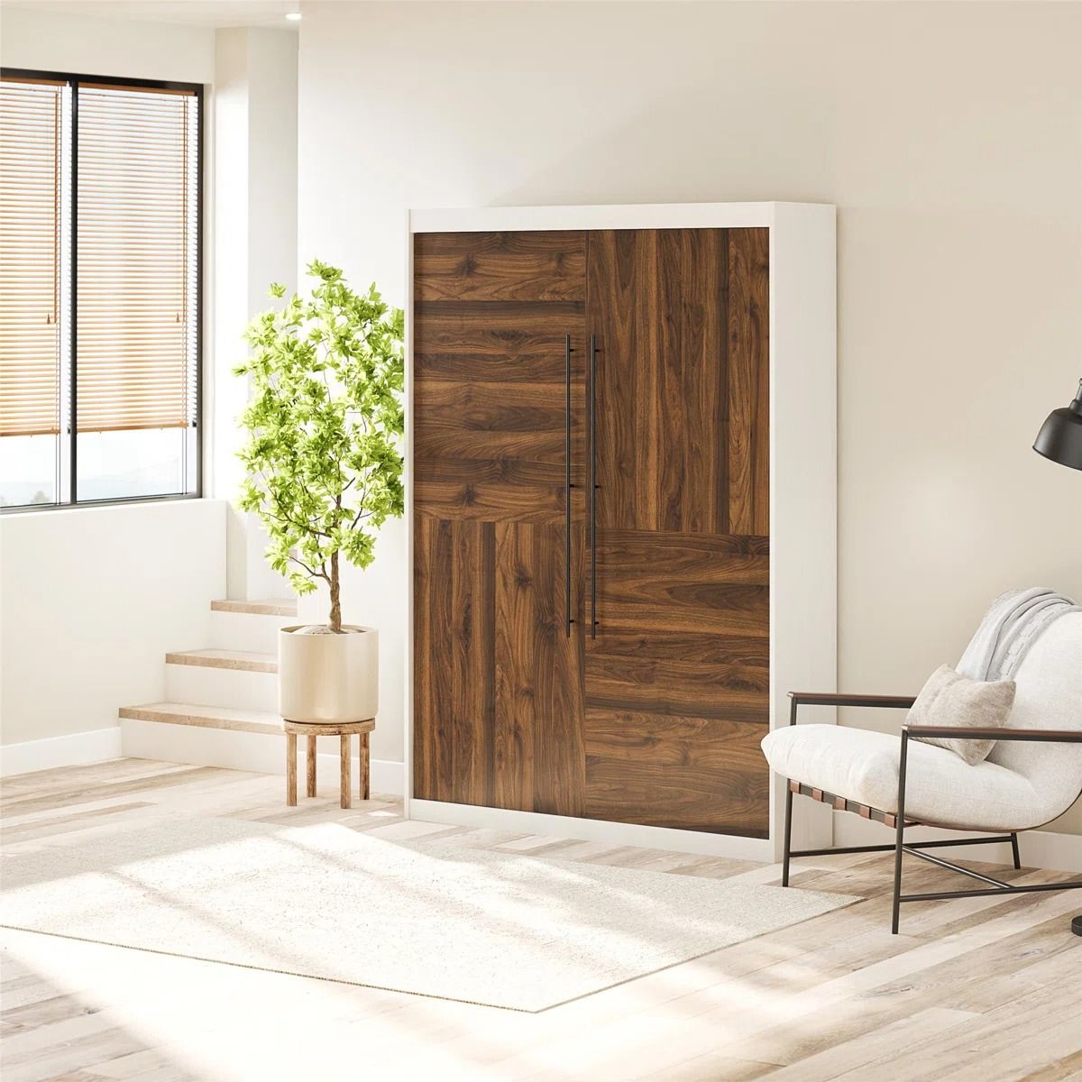 Tapaktuan Murphy Bed with Decorative Door Front thumbnail 3