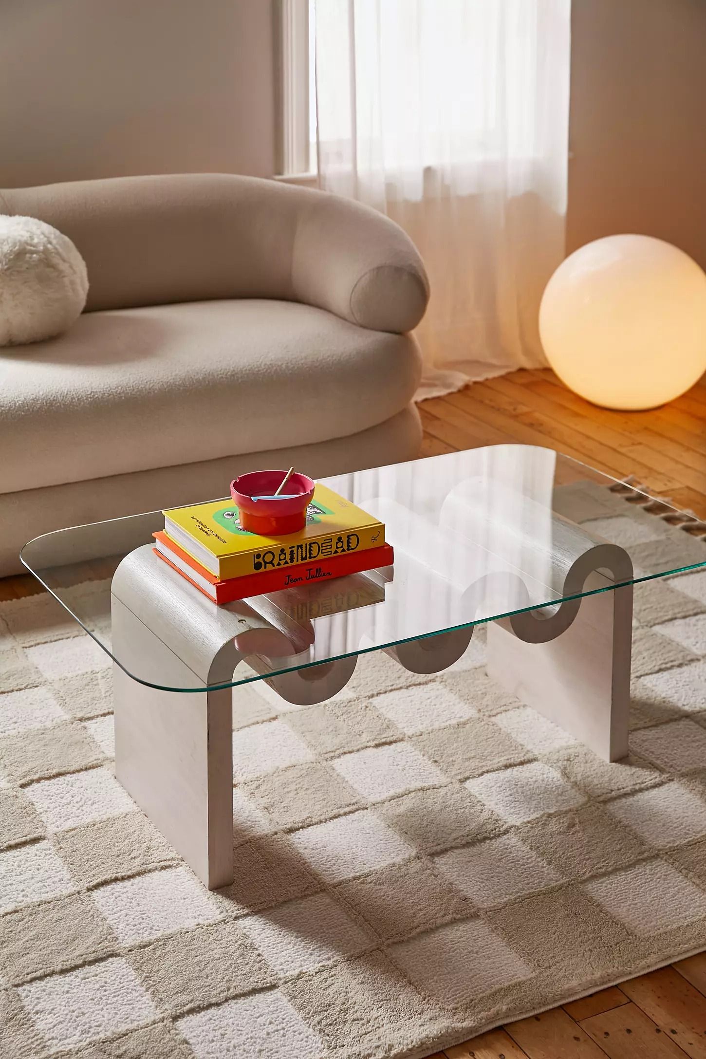 Aria Statement Wavy Coffee Table thumbnail 2