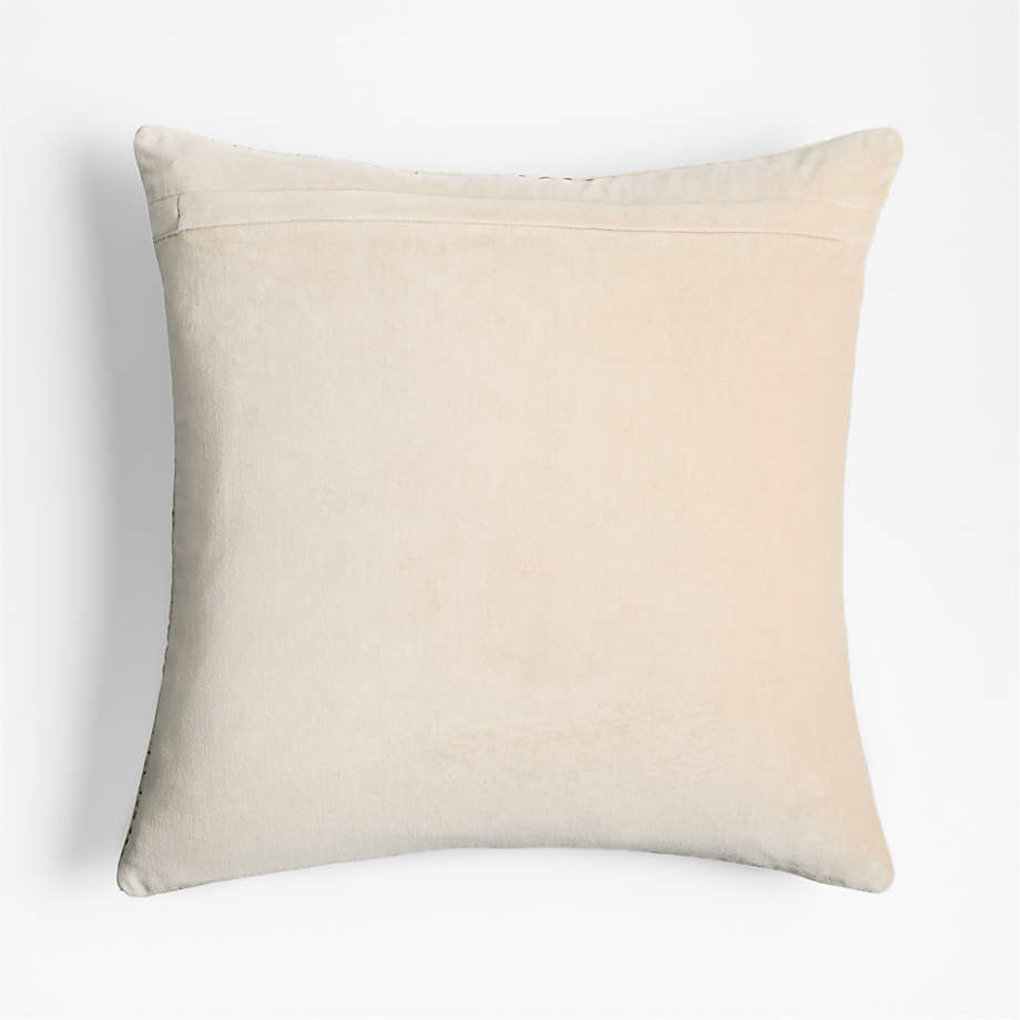 Sashiko Organic Throw Pillow Cover thumbnail 2