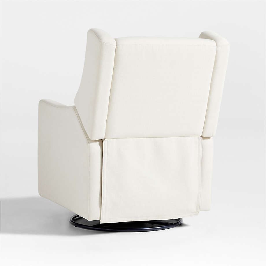 Babyletto Kiwi Cream Electronic Swivel Glider Power Recliner Nursery Chair thumbnail 5