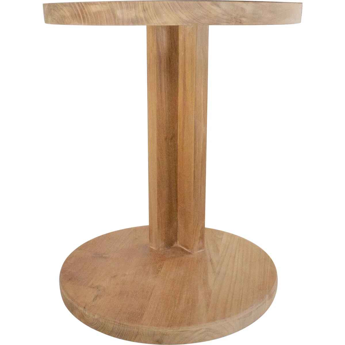 Nordic Teak Rapaport Natural C Shaped Side Table thumbnail 3