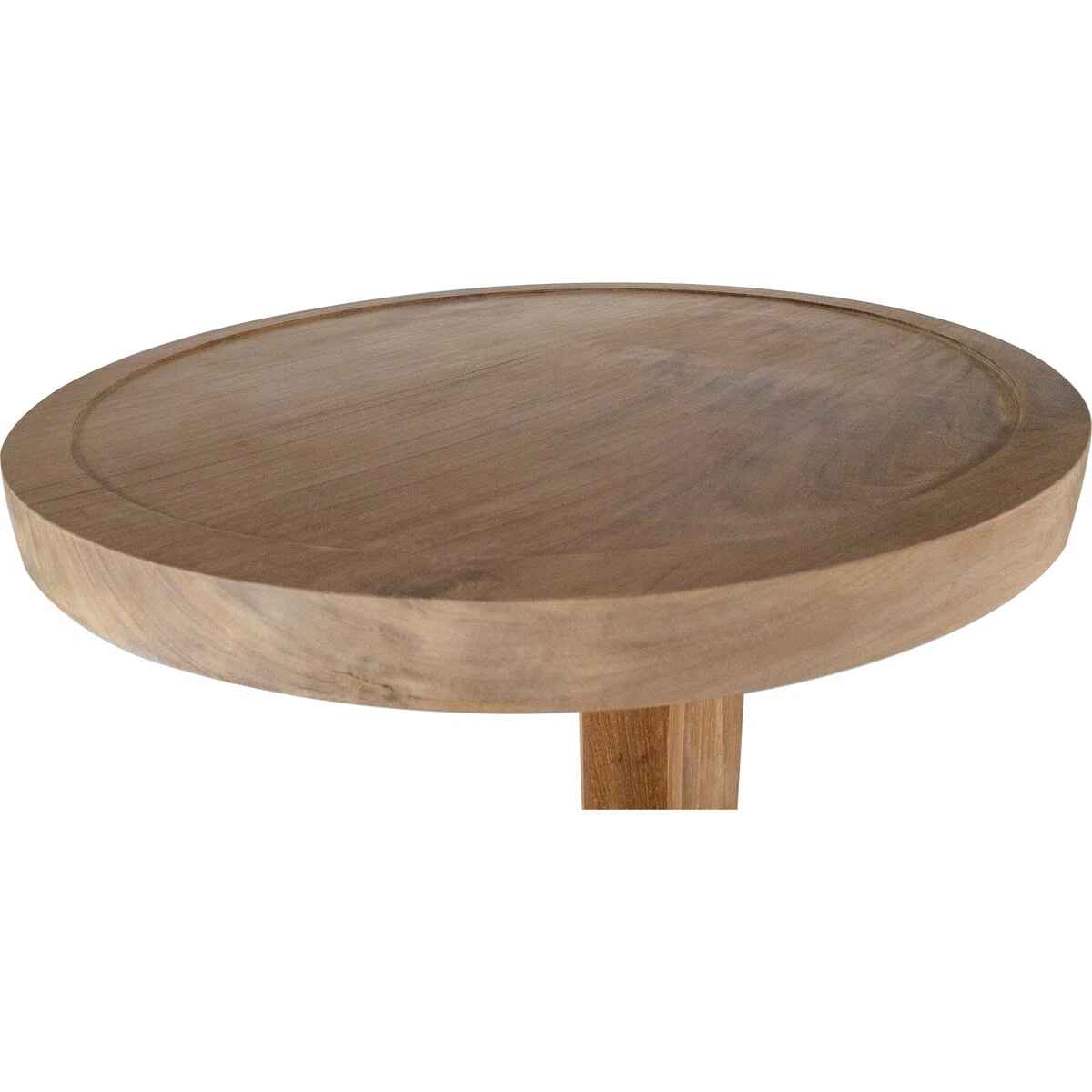 Nordic Teak Rapaport Natural C Shaped Side Table thumbnail 6
