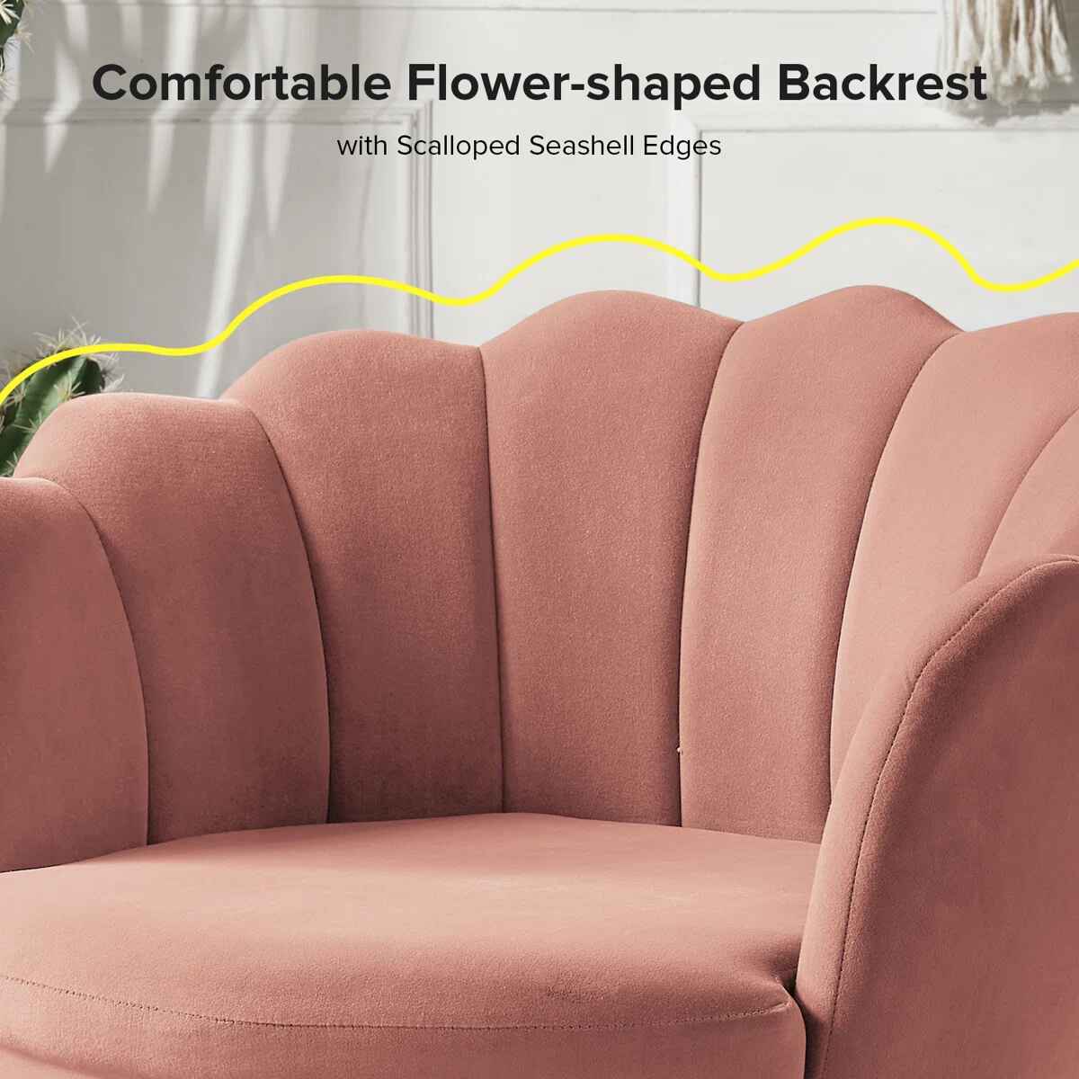 Hendrix Velvet Barrel Chair thumbnail 2