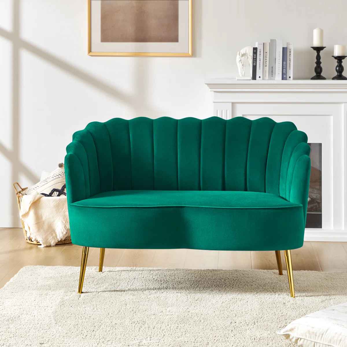 Hendrix 50.2'' Velvet Sofa thumbnail 2