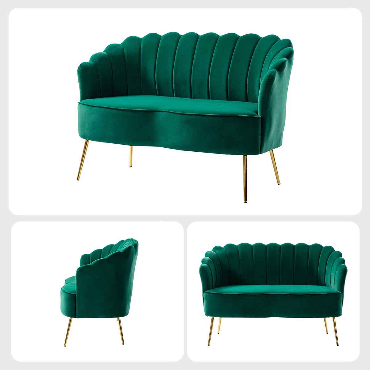 Hendrix 50.2'' Velvet Sofa thumbnail 5
