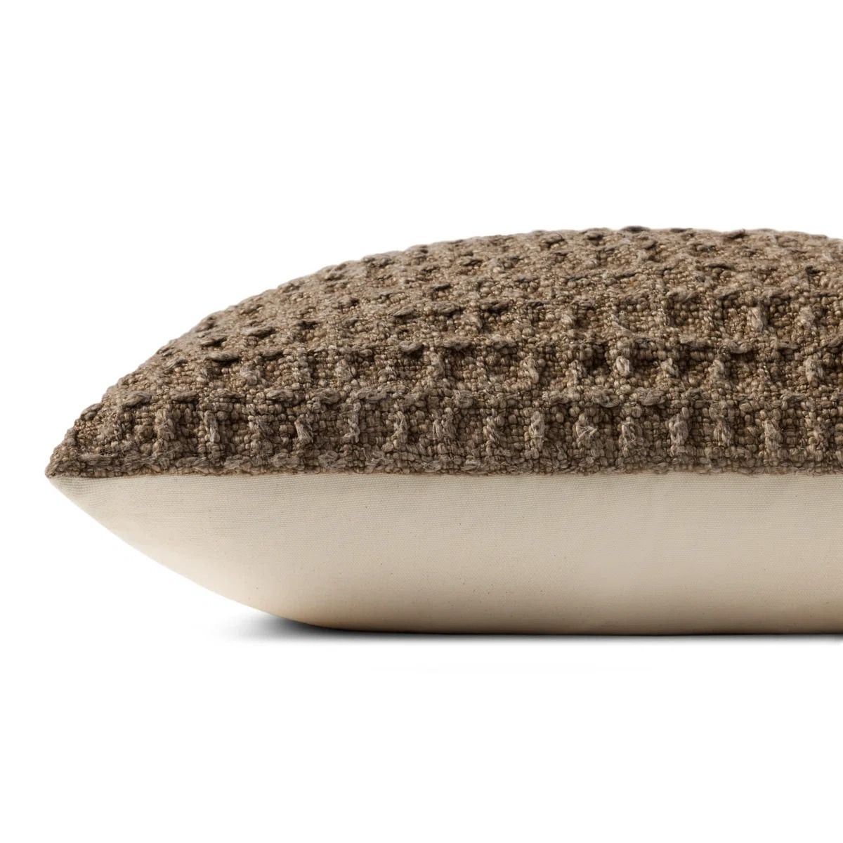 Amber Lewis x Loloi Alinah Decorative Pillow Brown thumbnail 2