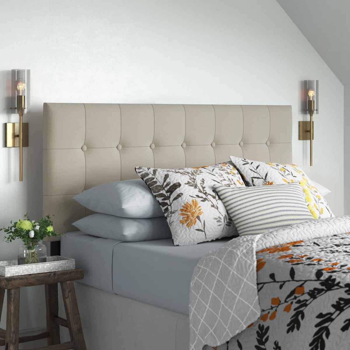 Richey Upholstered Headboard-Twin thumbnail 3