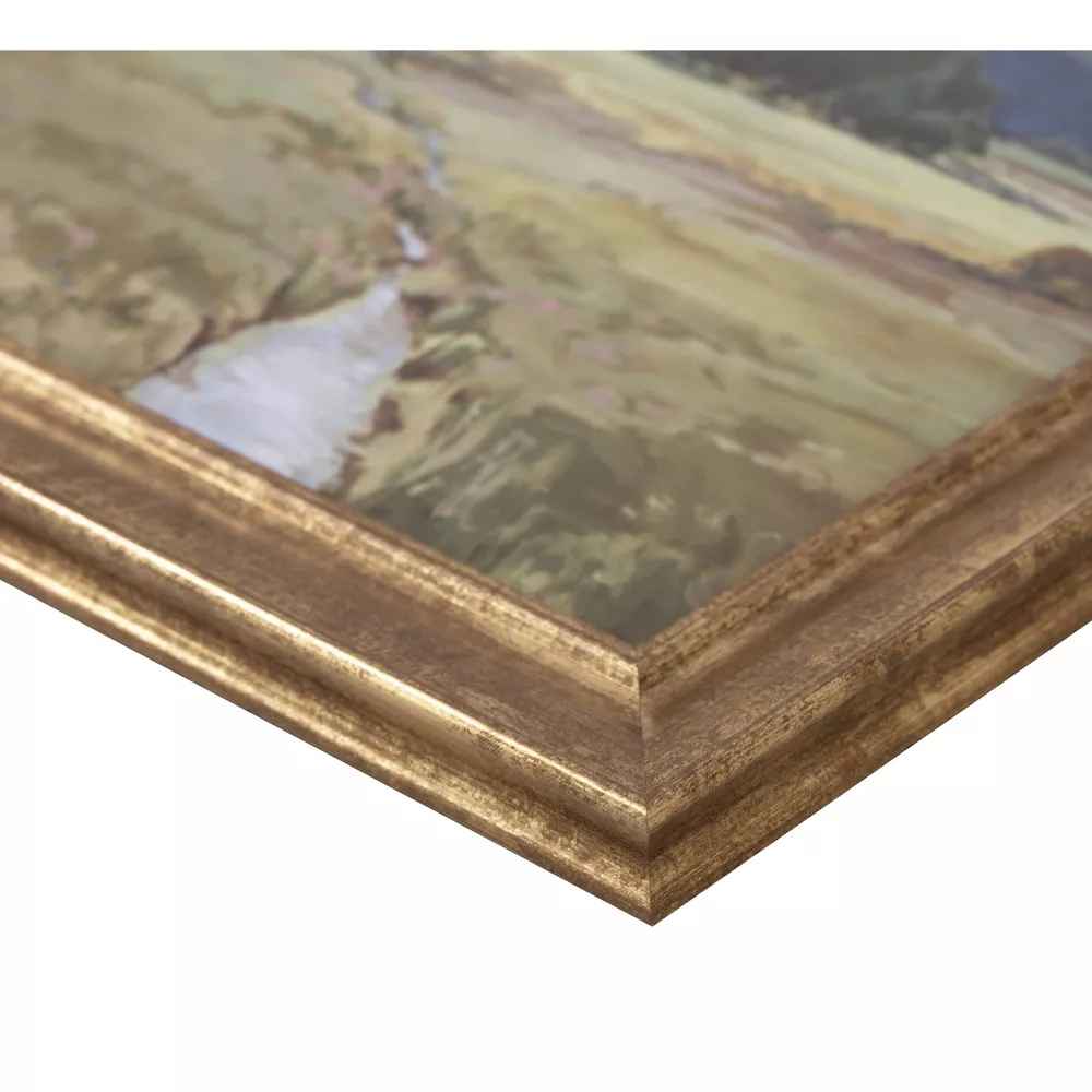 Summer Pasture Framed Wall Art Brass-16"x14" thumbnail 5