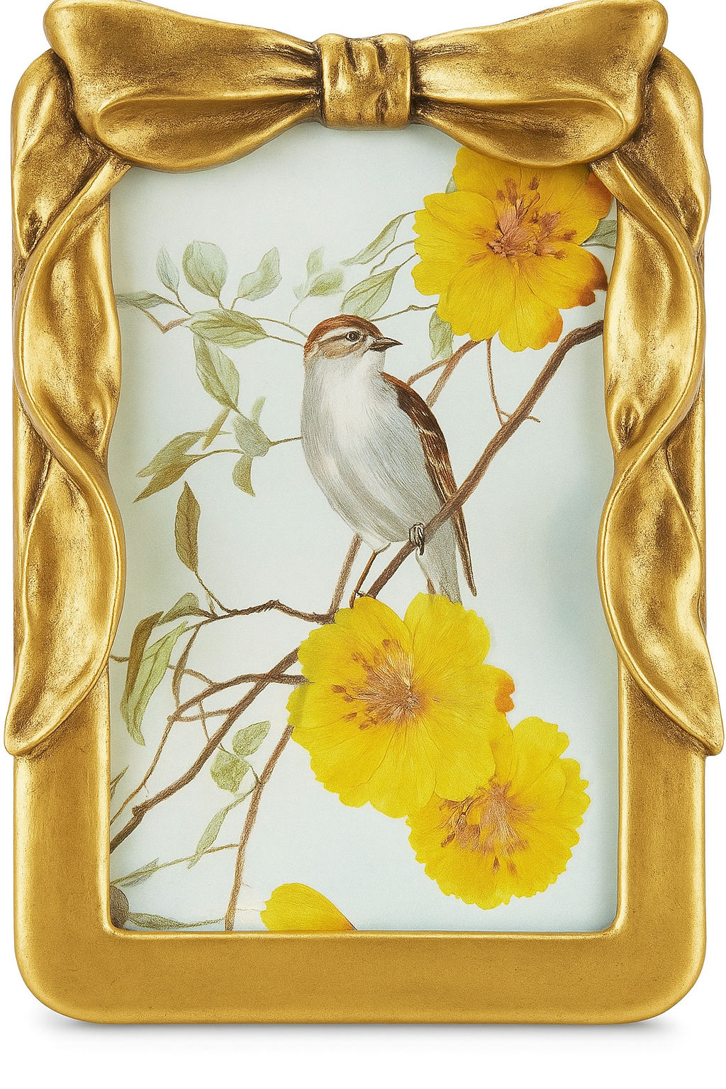 Beau Bow Gold Picture Frame-5"x7" thumbnail 2
