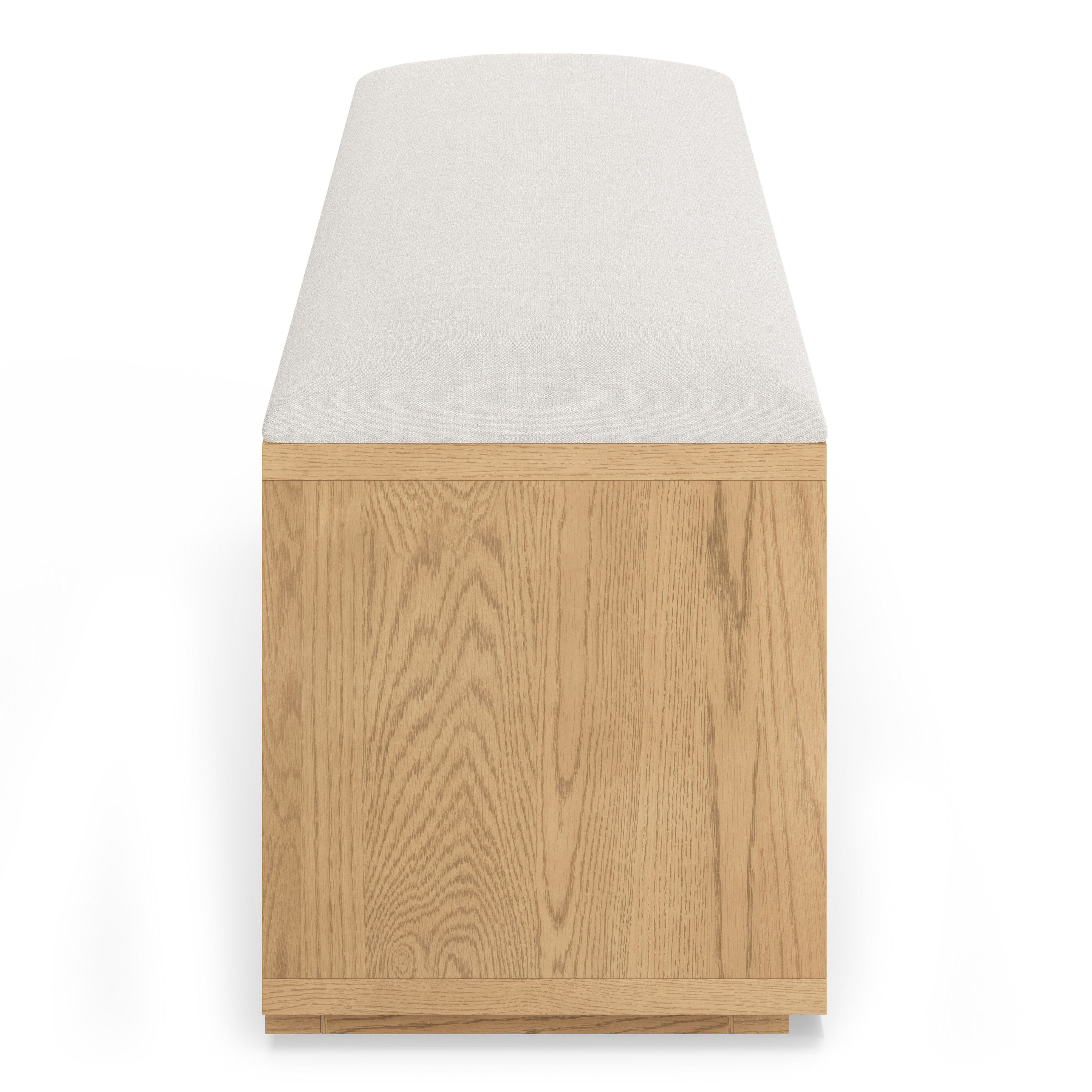 Kouva 47" Bench - Natural Oak and Santolina Gray thumbnail 4