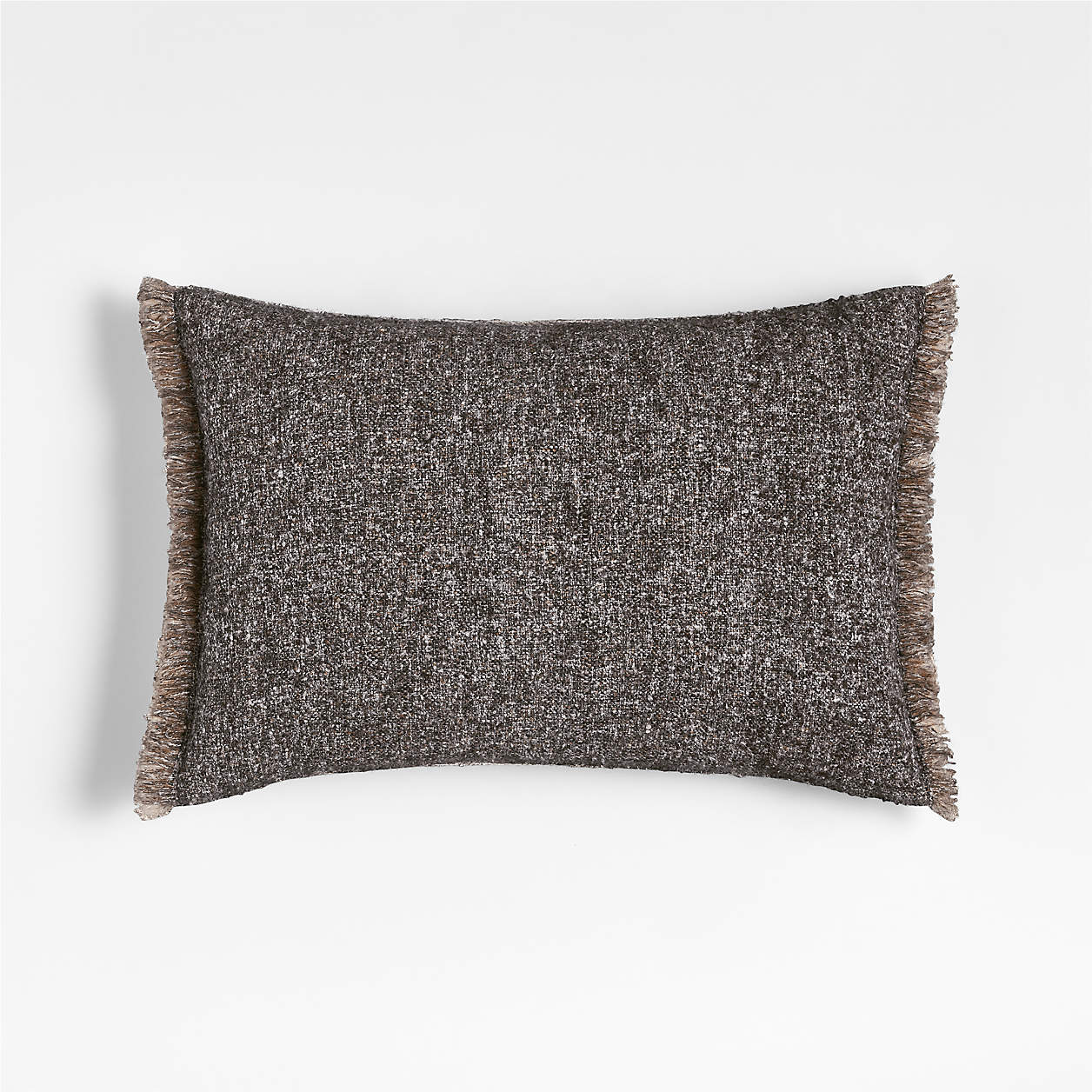 Agnes Woven Wool Deep Indigo Throw Pillow thumbnail 2