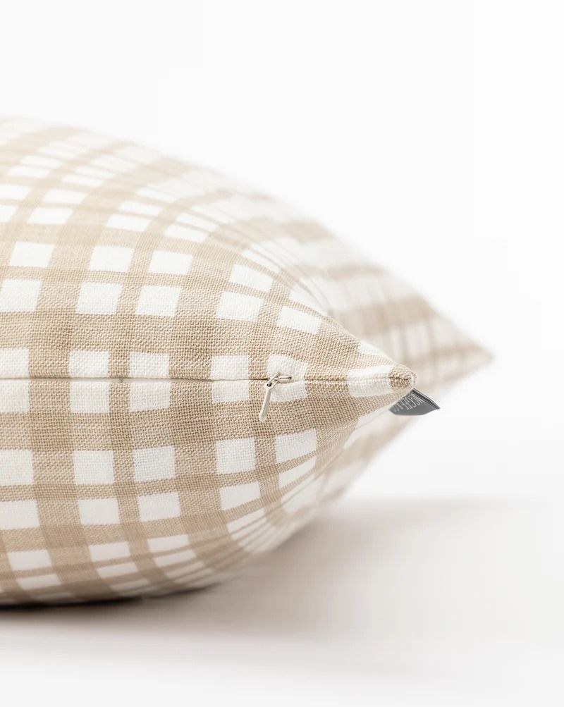 Edison Gingham Pillow Cover 24x24 thumbnail 3