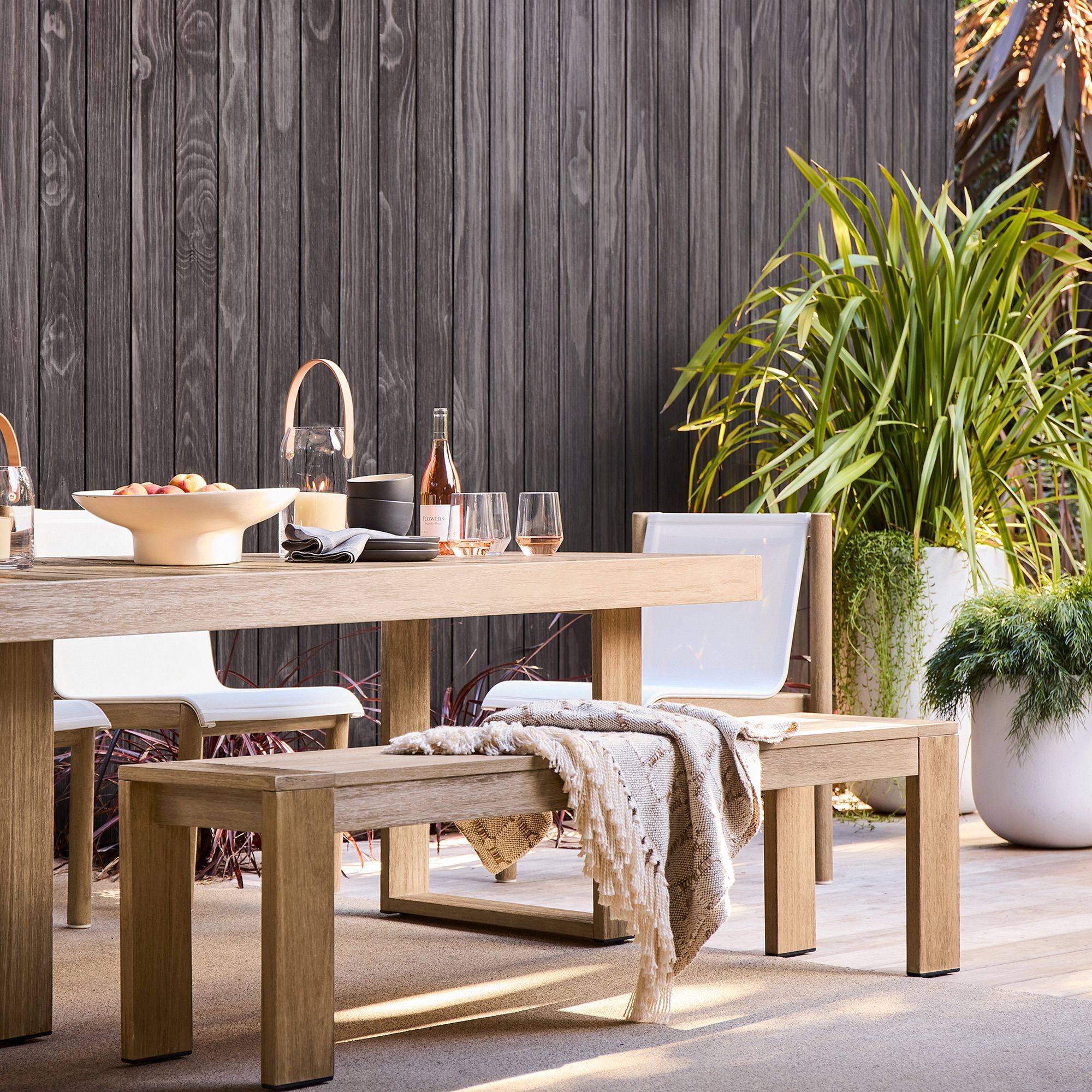Telluride Outdoor Dining Bench thumbnail 7