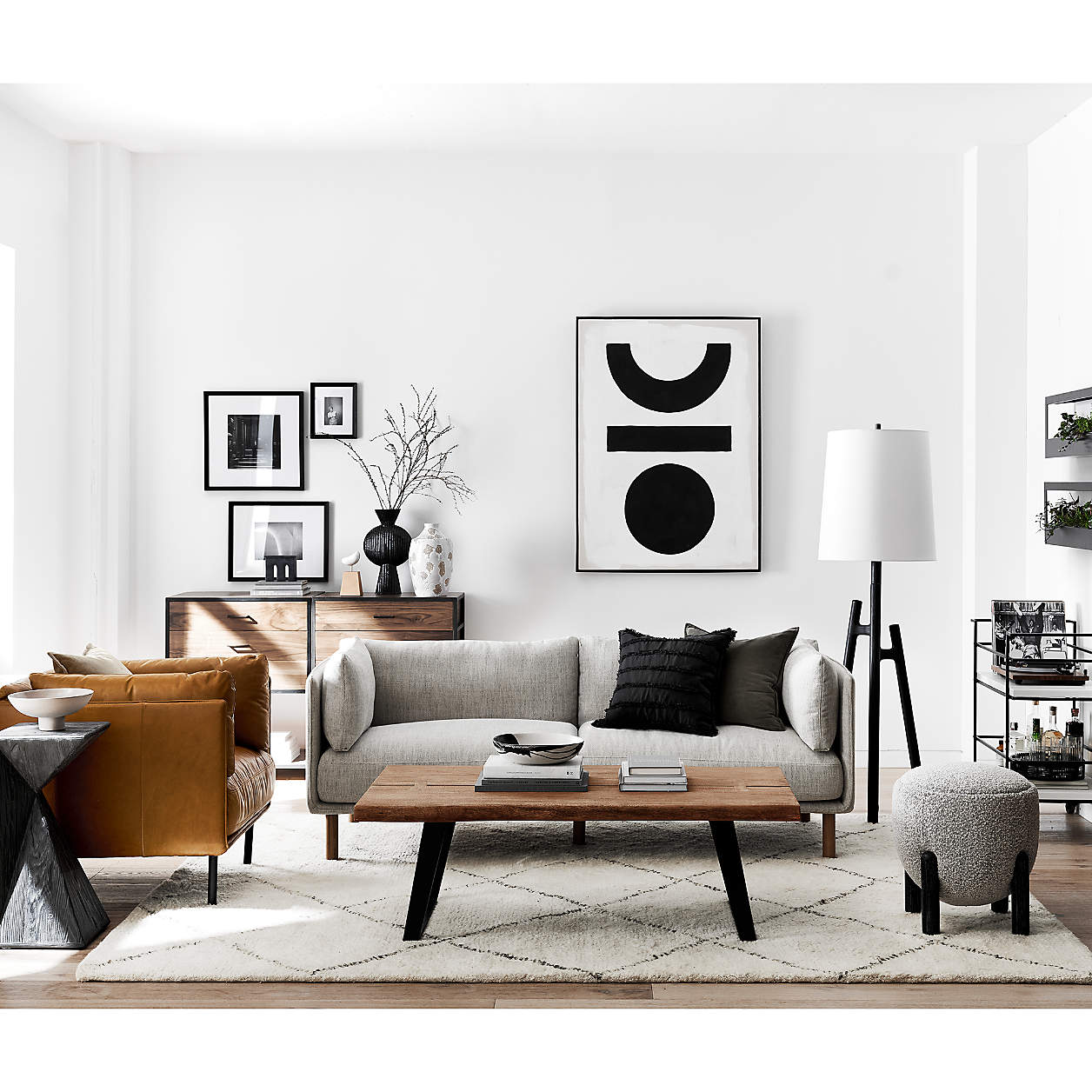 Lockeland Black Tripod Floor Lamp thumbnail 2