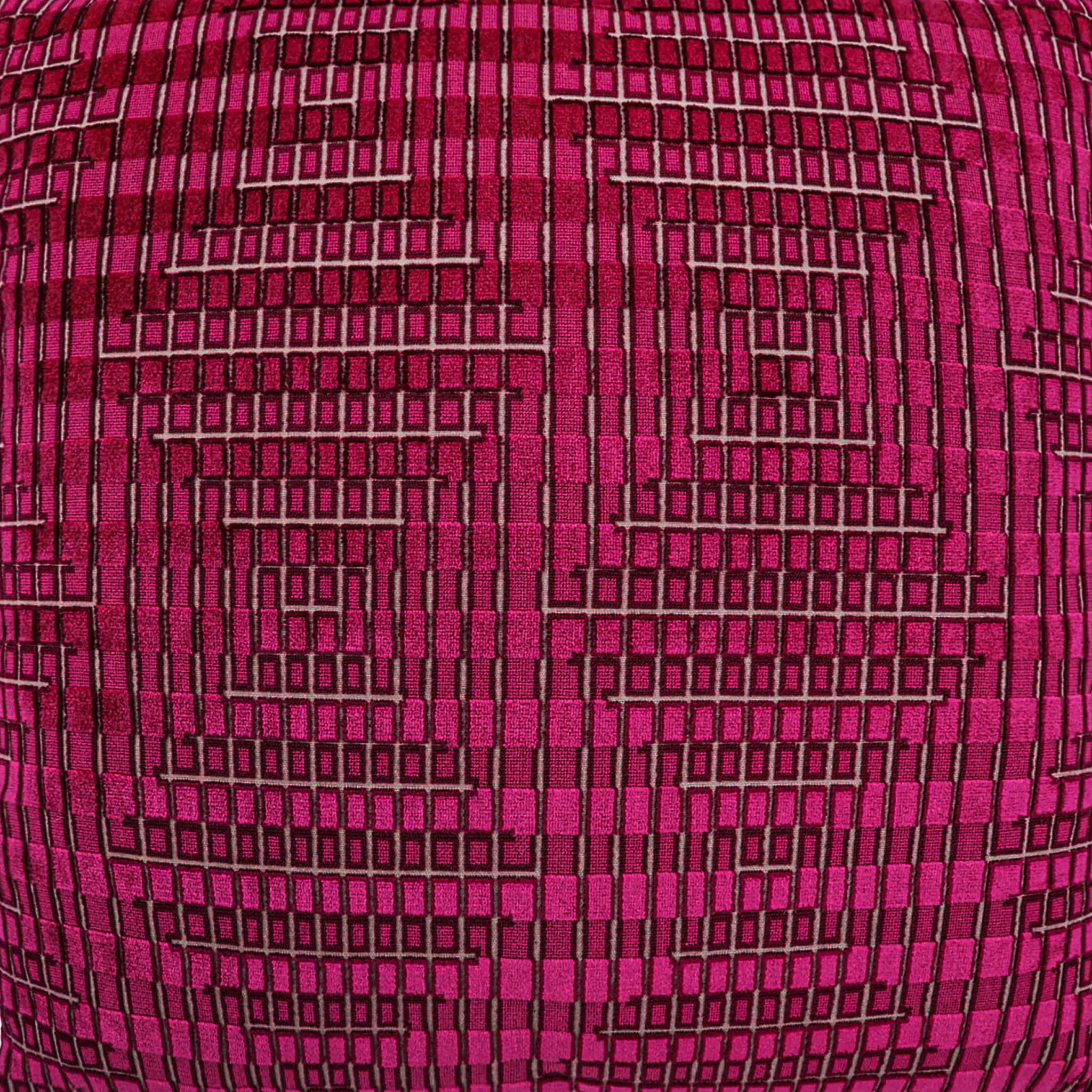 Geometric Velvet Throw Pillow Cover thumbnail 5