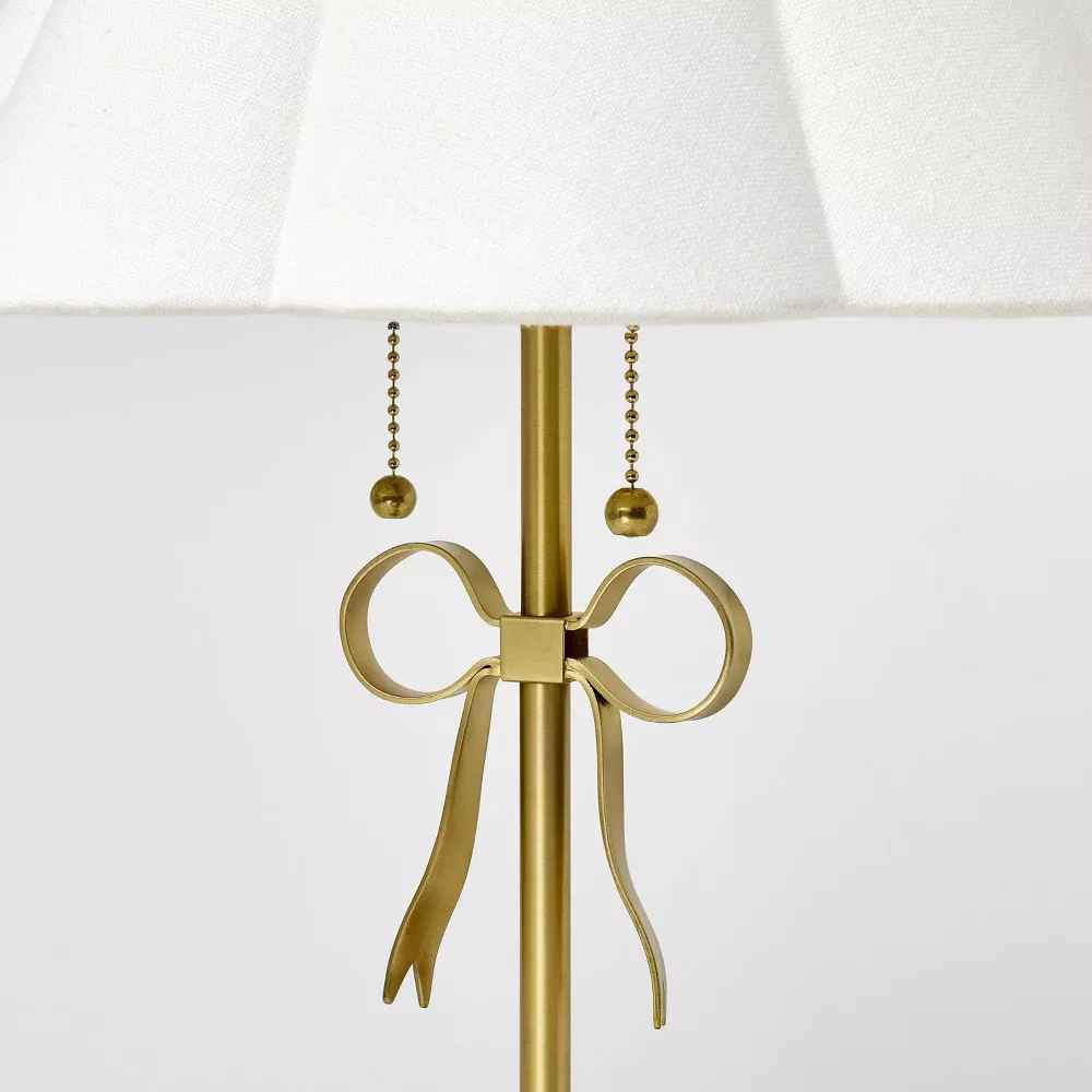 Stick Lamp with Bow Brass thumbnail 5