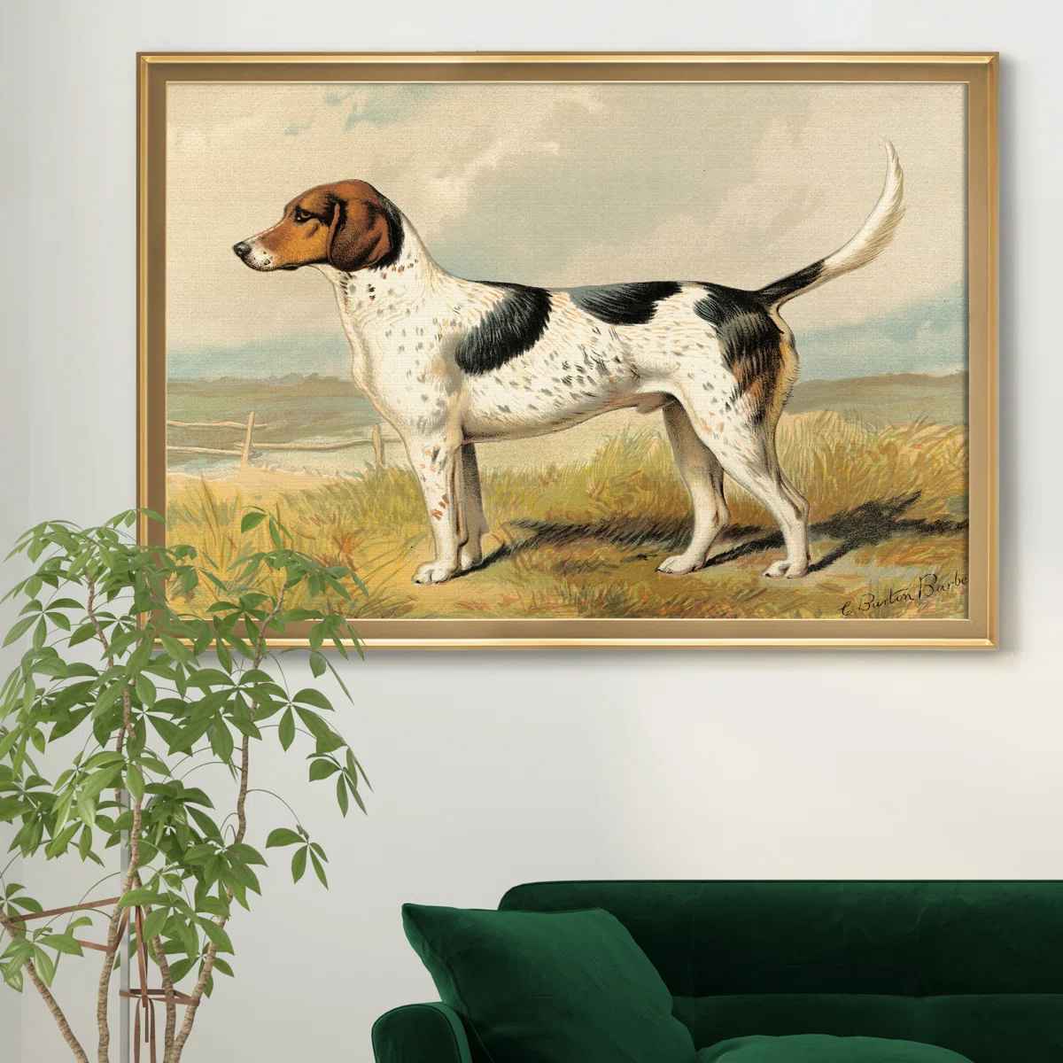  Fox Hound Painting Print  thumbnail 3