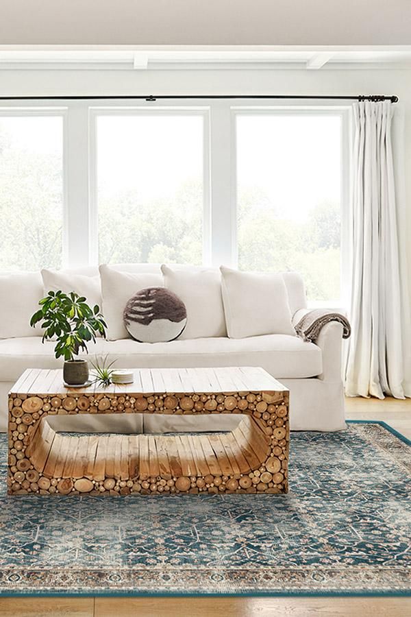 Celestine Teal Blue Flatwoven Rug-9'x12' thumbnail 2