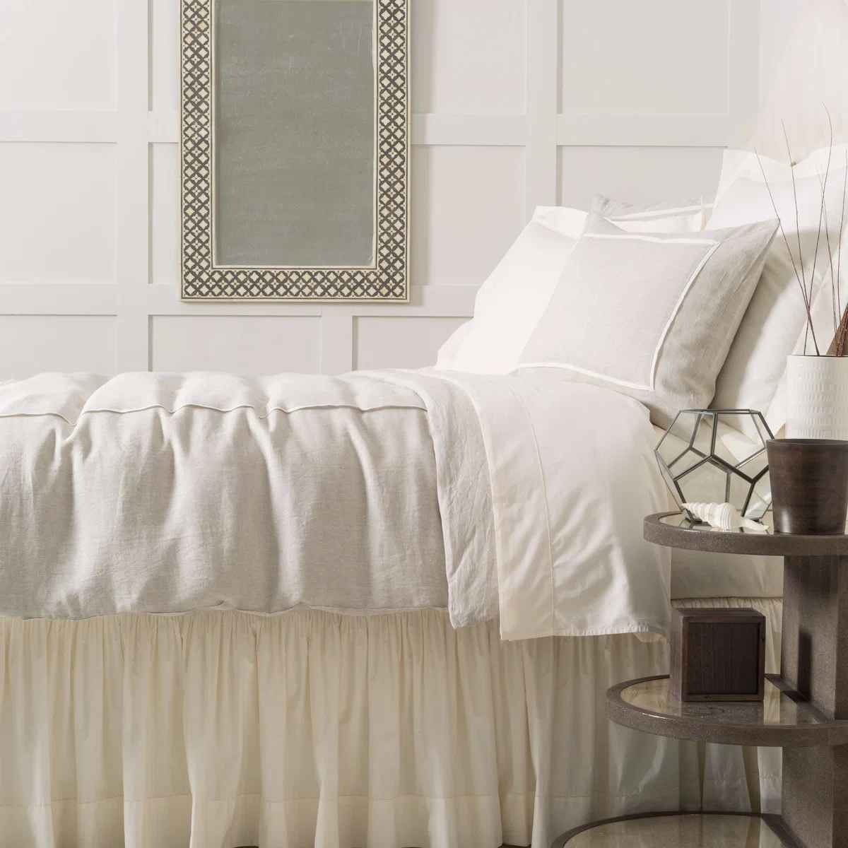 Keaton Linen Duvet Cover-King thumbnail 2