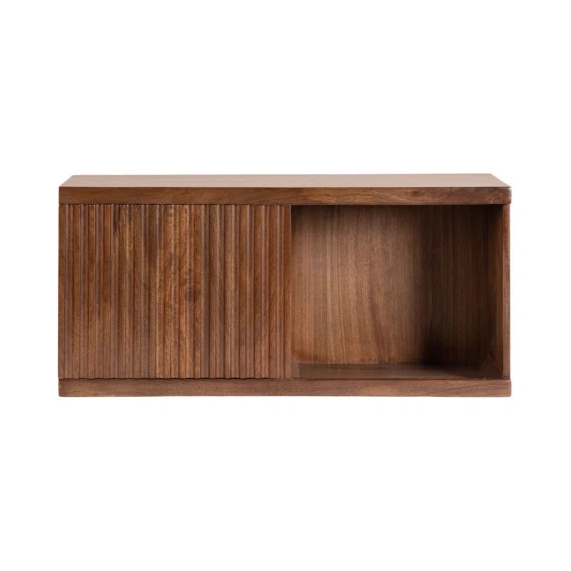 Wooden Wall Cabinet with Sliding Door thumbnail 3