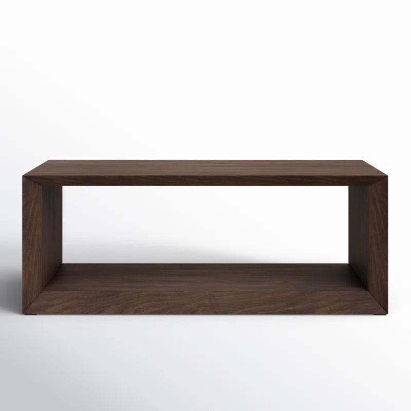 Samuelson Faux Wood Coffee Table With Shelf thumbnail 2