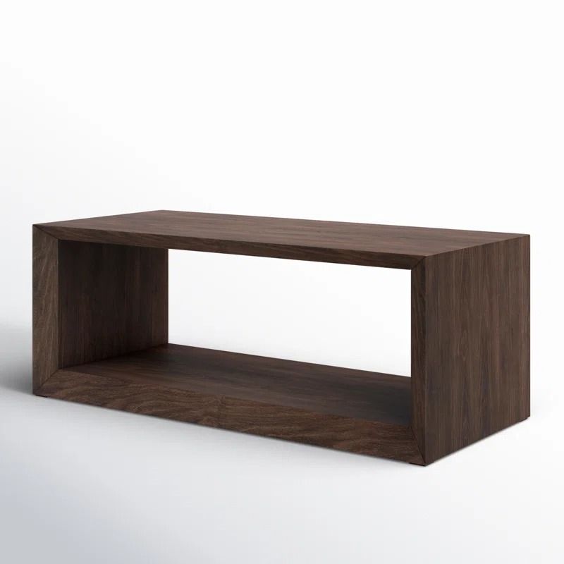 Samuelson Faux Wood Coffee Table With Shelf thumbnail 3