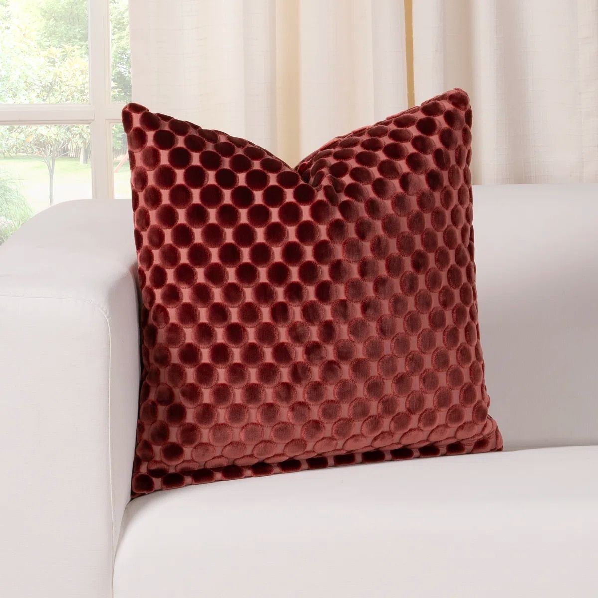 Nirvan Velvet Pillow 20x20 thumbnail 3