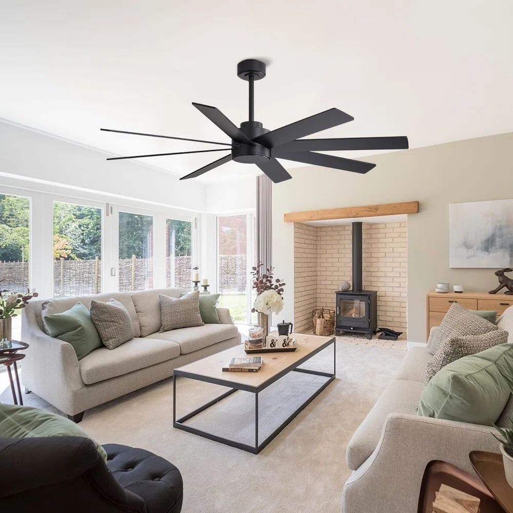 Plywood Blades Indoor Ceiling Fan With Remote thumbnail 2