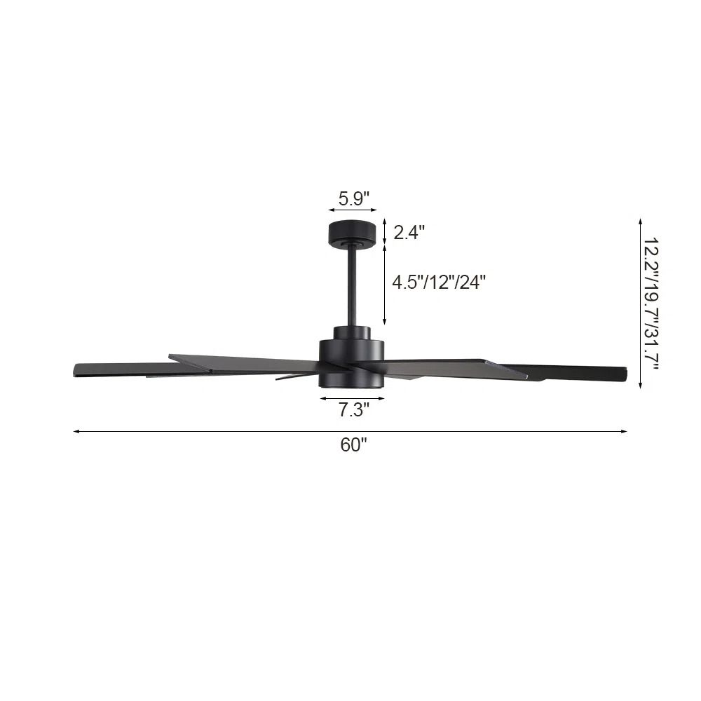 Plywood Blades Indoor Ceiling Fan With Remote thumbnail 4