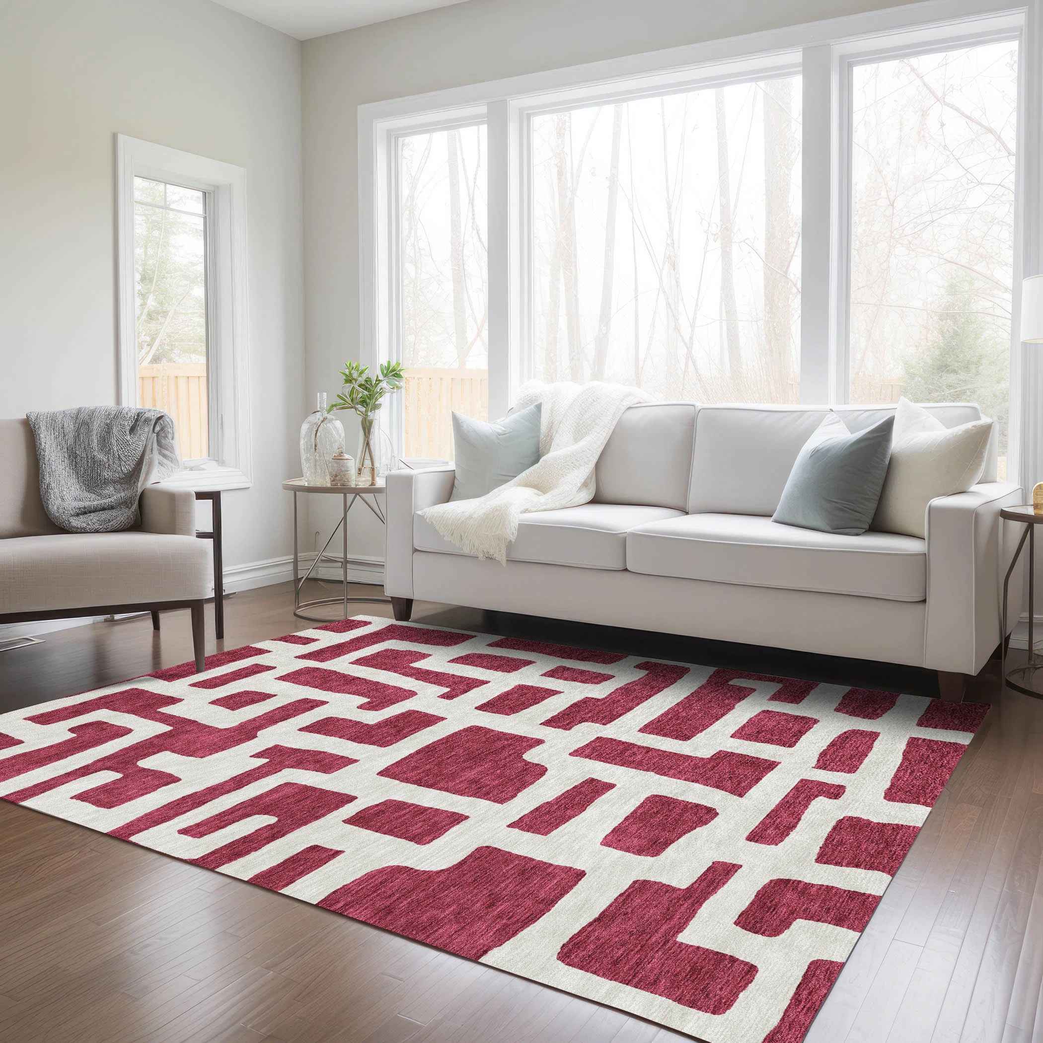 Chaena Abstract Indoor Rug-9'x12' thumbnail 2