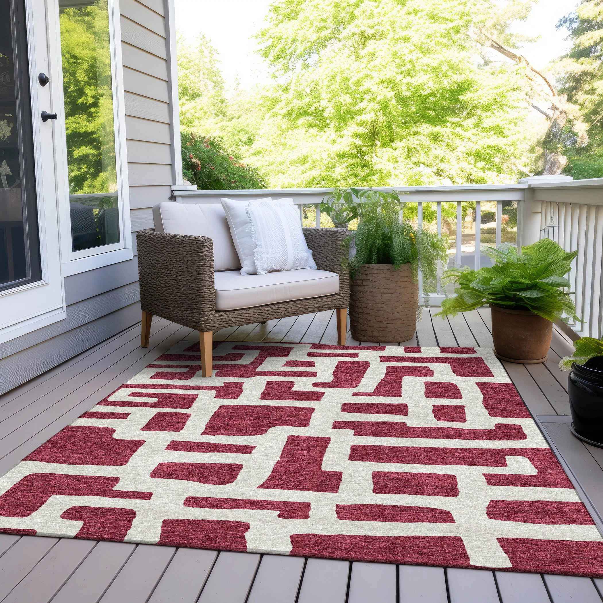 Chaena Abstract Indoor Rug-9'x12' thumbnail 5