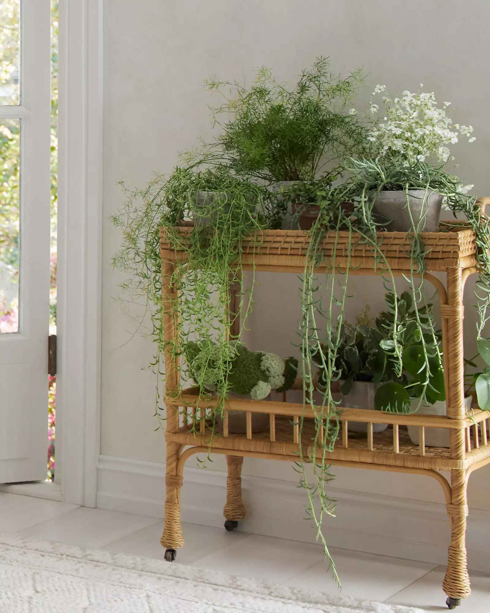 South Seas Rattan Side Cart thumbnail 4