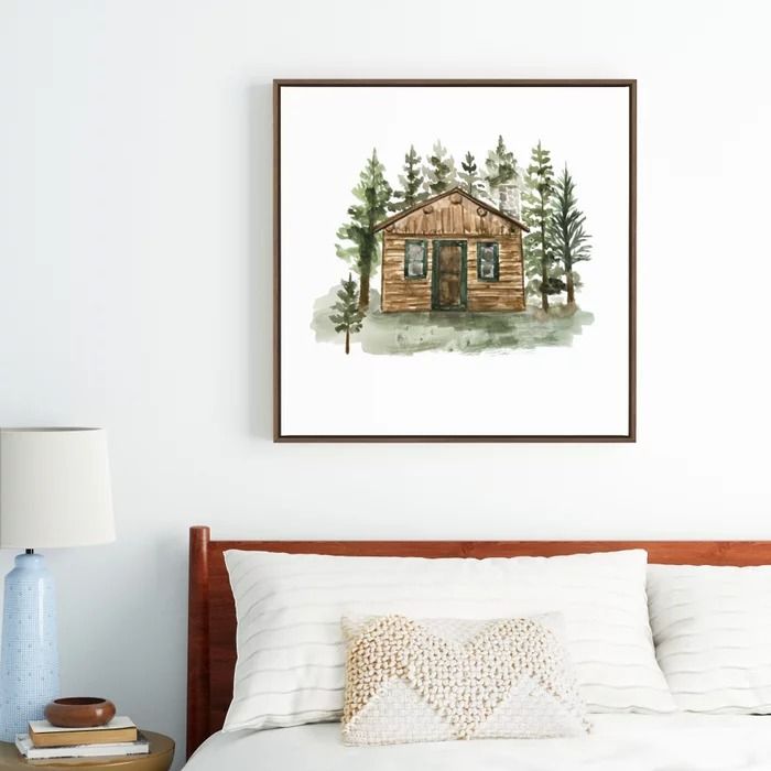 Cabin in the Woods Canvas Print 30x30 thumbnail 2