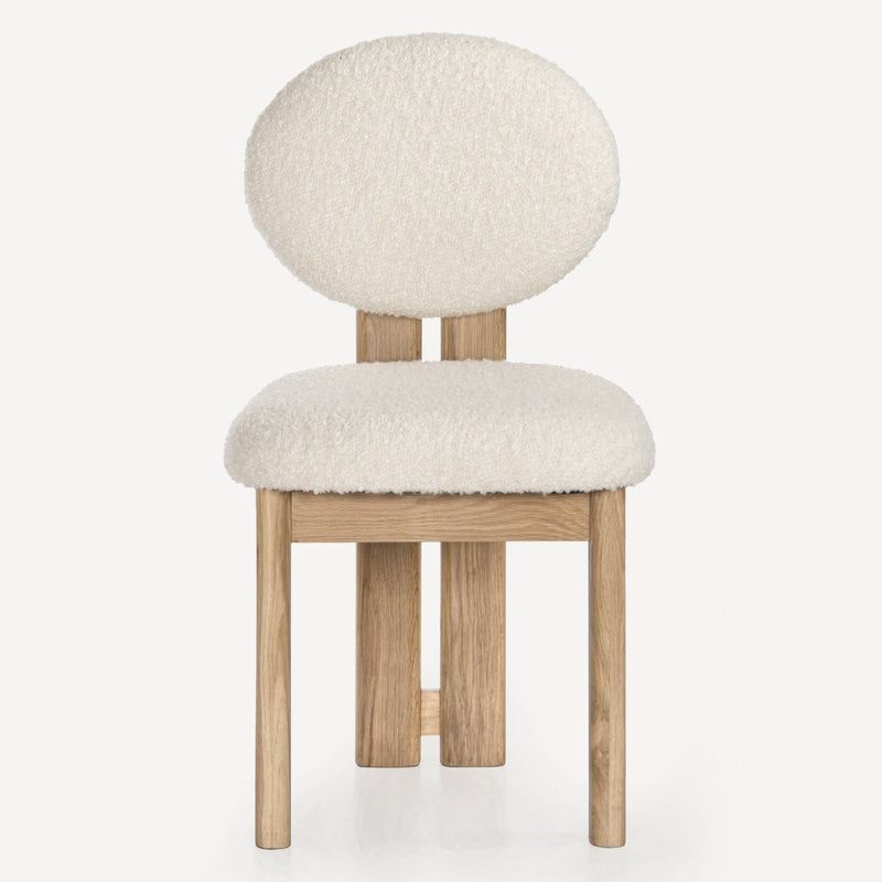 Colton Upholstered Oak Chair - Natural thumbnail 4